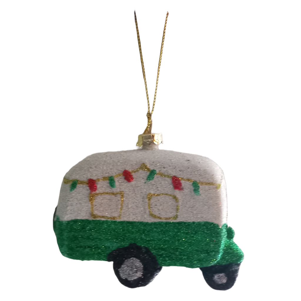 Julekugle, campingvogn