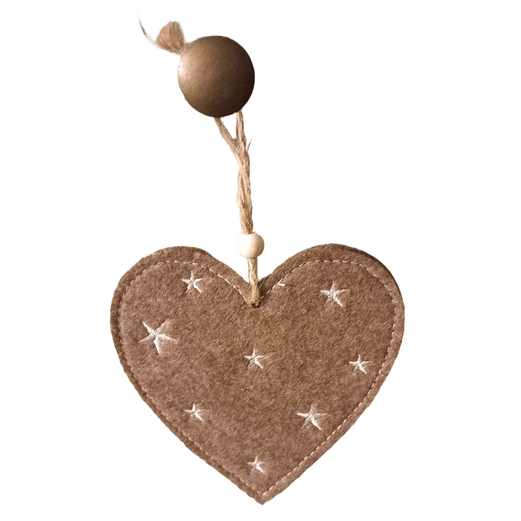 Juletræsophæng, julehjerte