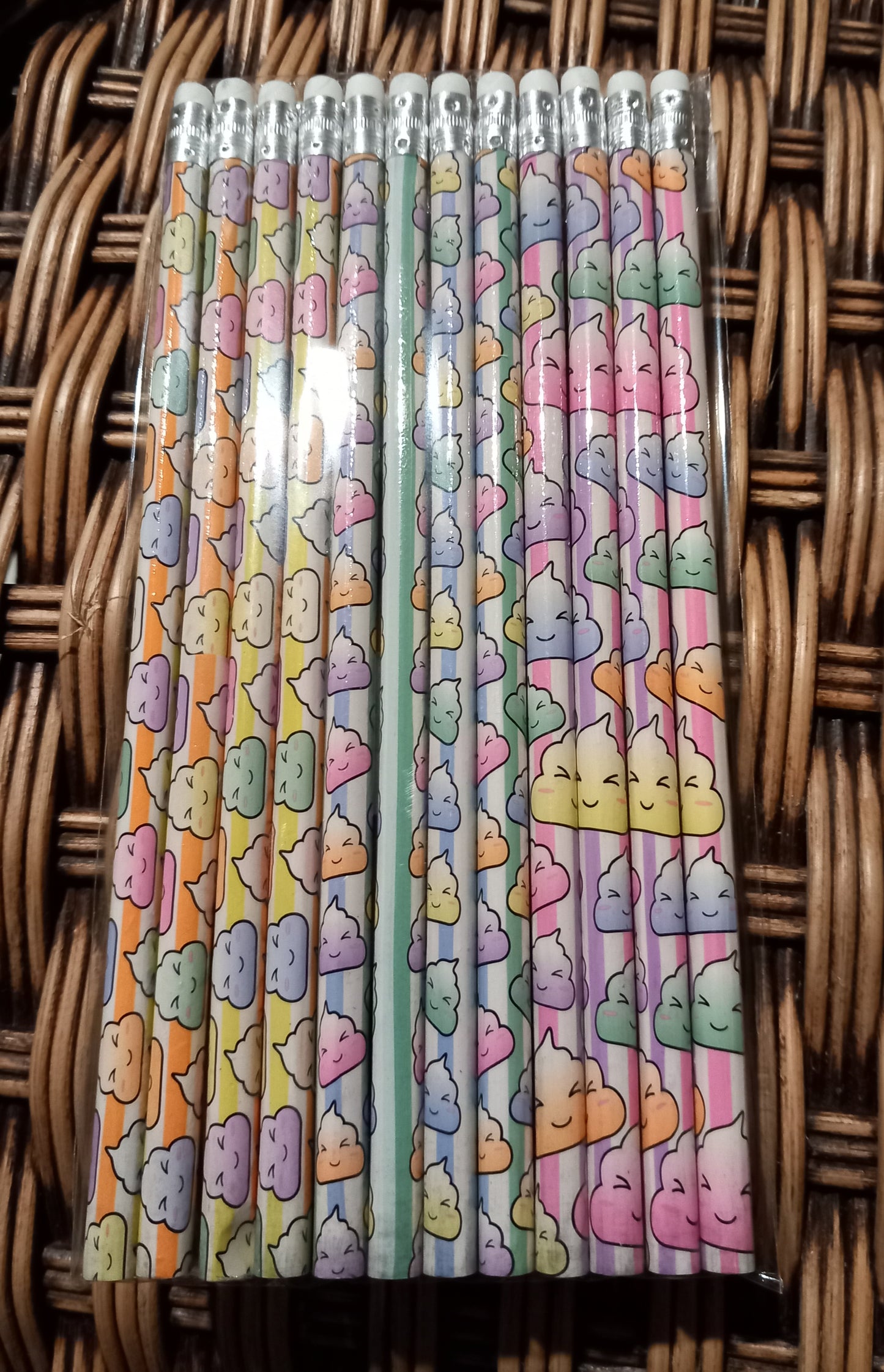 12 stk blyanter, skumtop