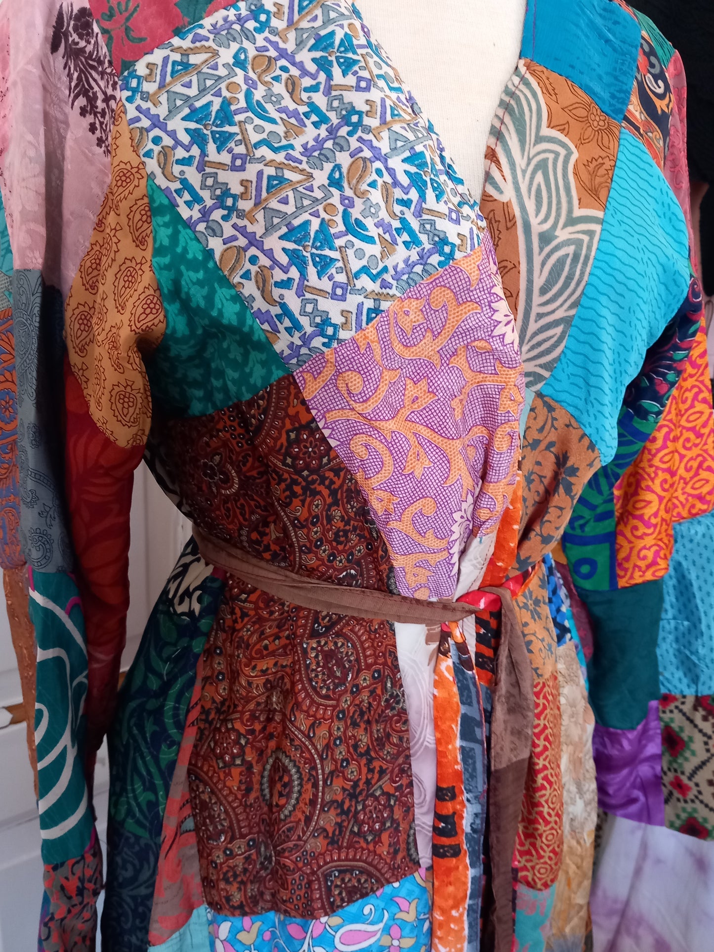 Kimono, vendbar, silke 1