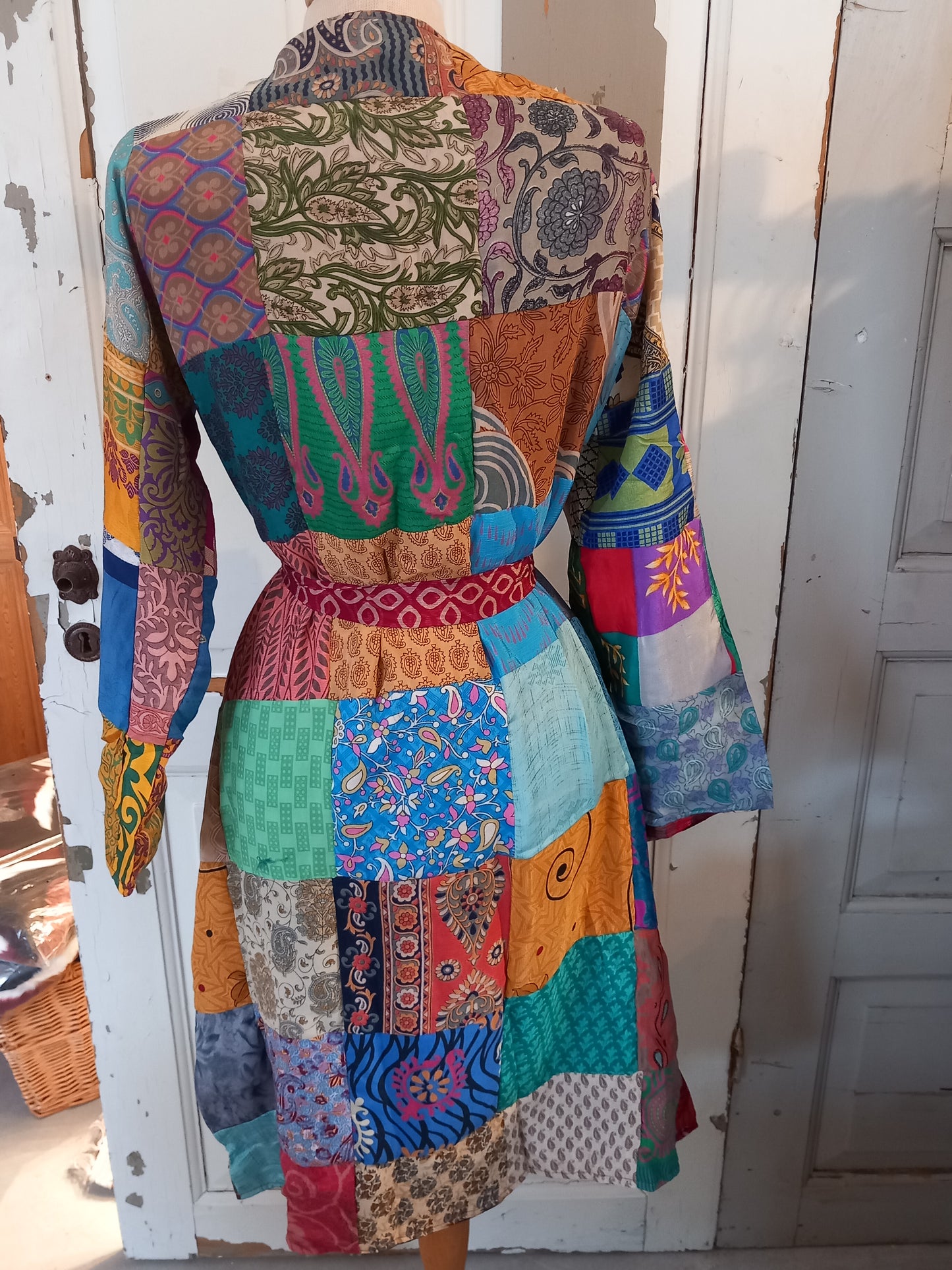Kimono, vendbar, silke 2
