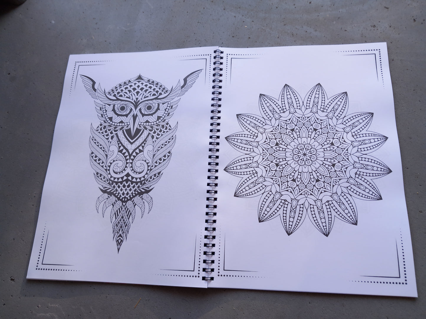 Mandala bog, 70 sider