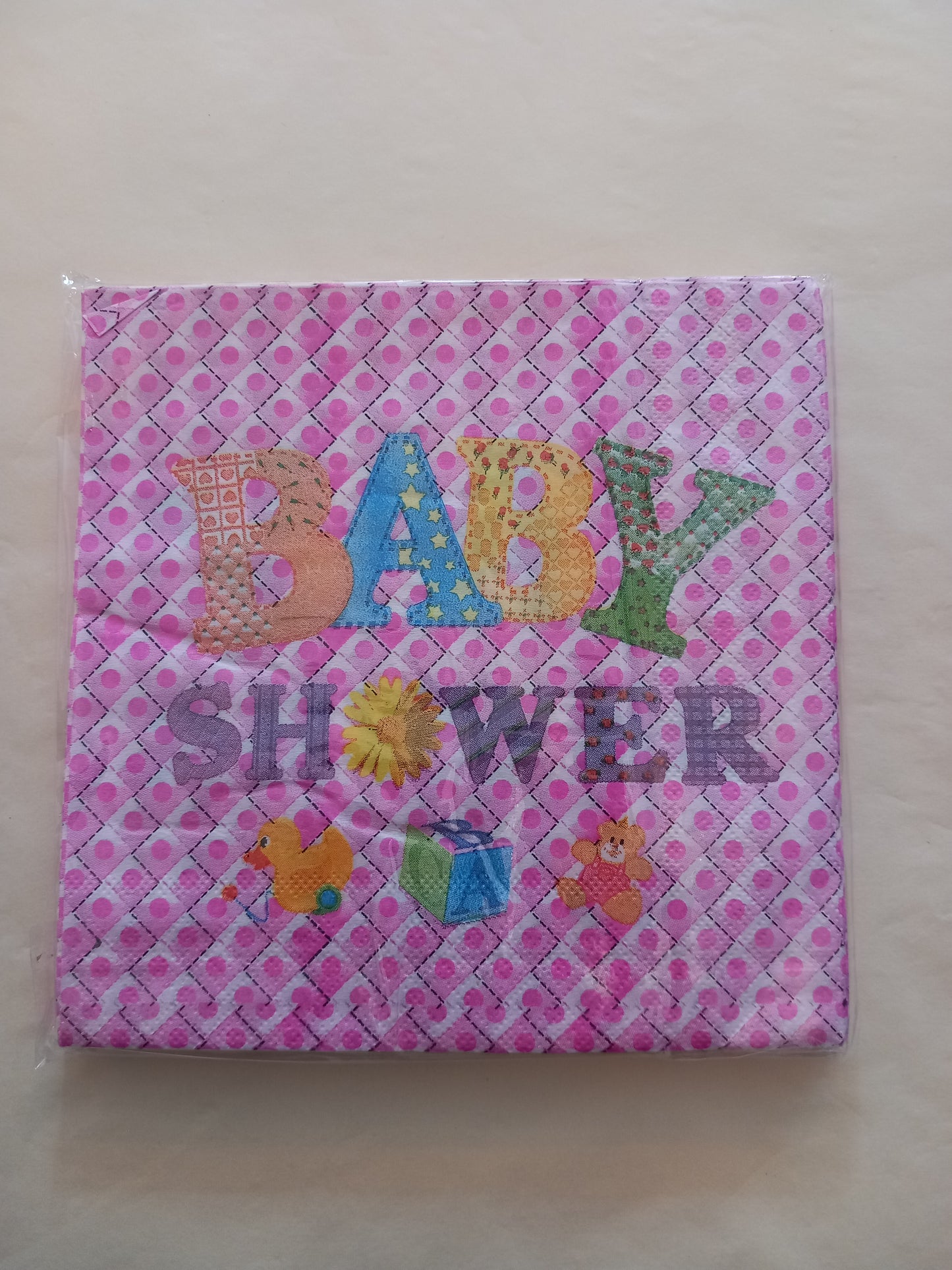 Servietter, babyshower dreng eller pige