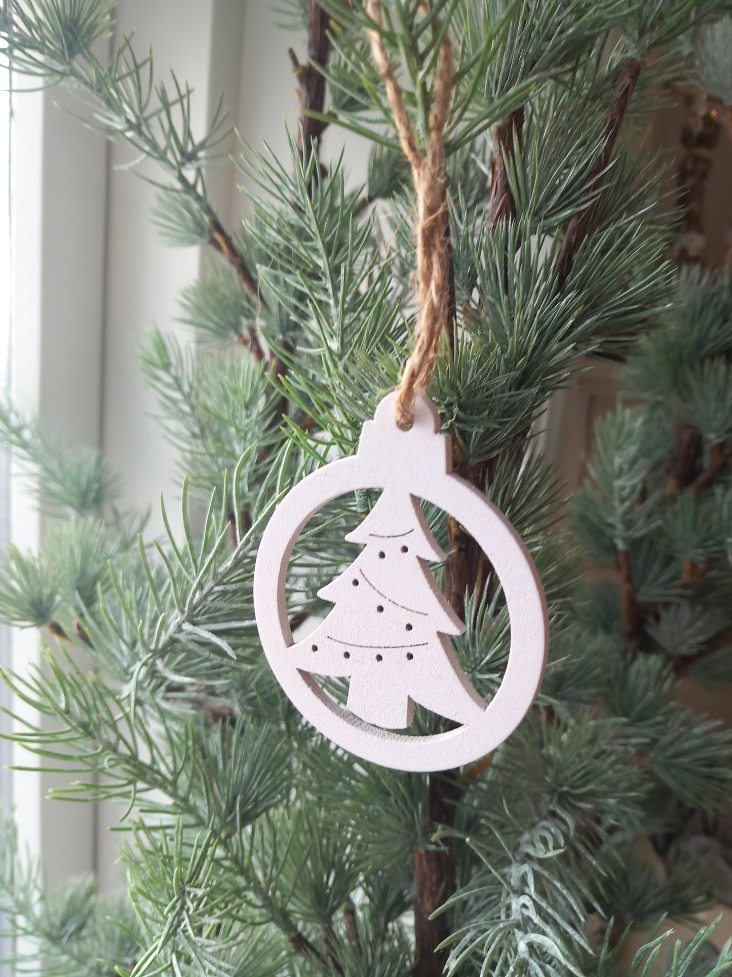 Juletræspynt, træ, juletræ