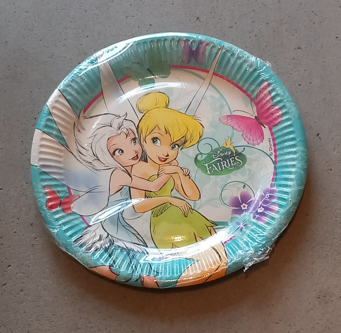 Paptallerken, 8 stk, klokkeblomst