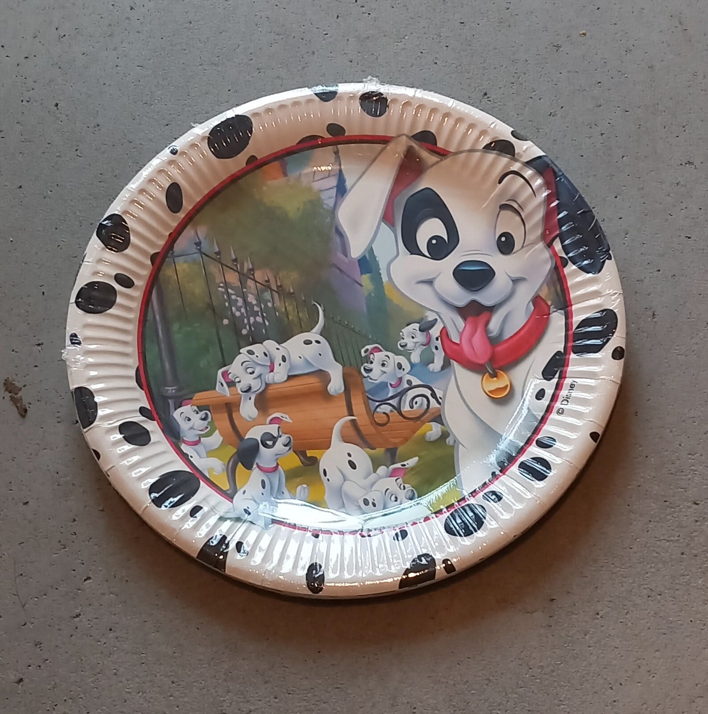 Paptallerken, 8 stk, 101 dalmatiner