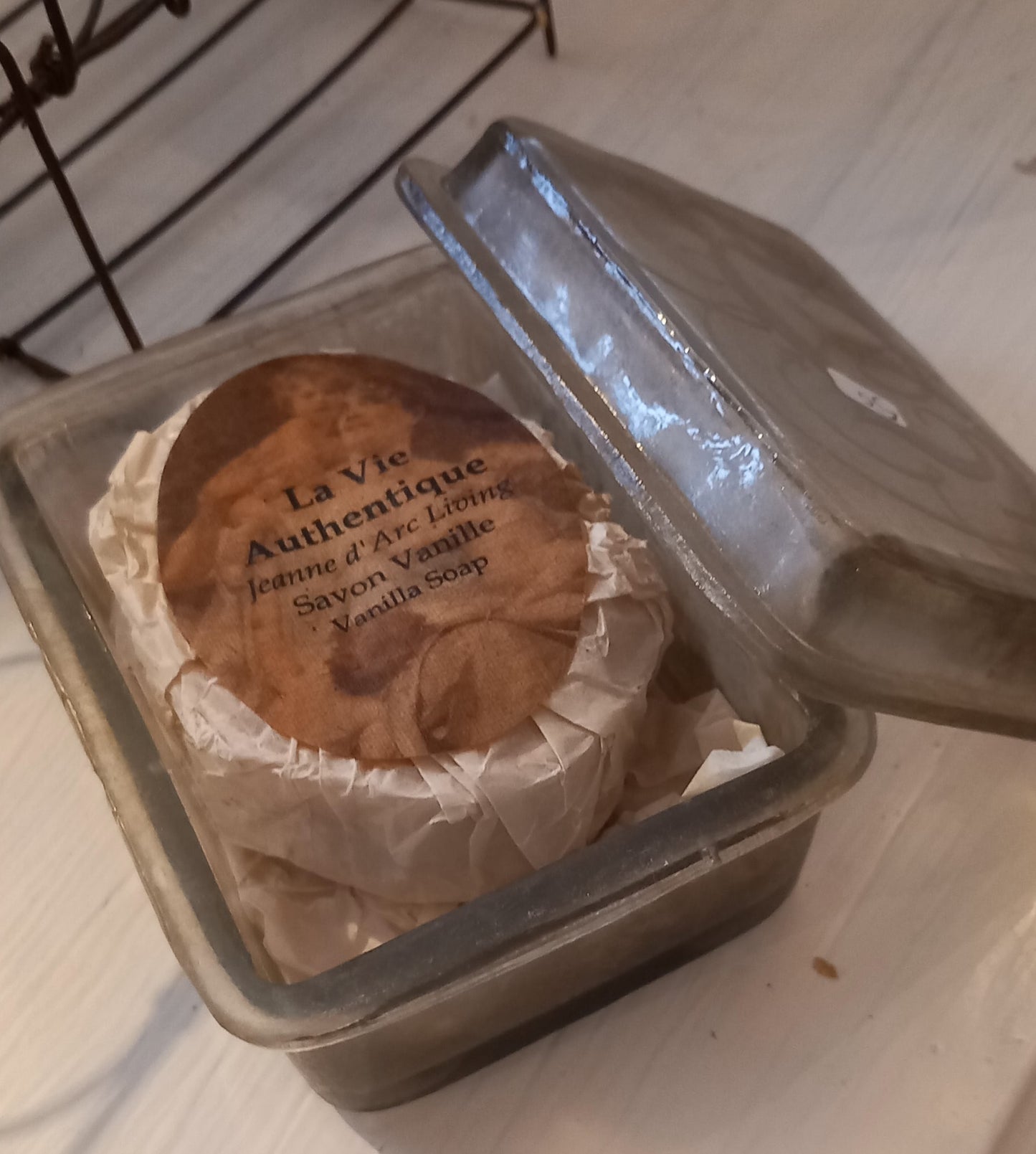 Sæbeskål med sæbe