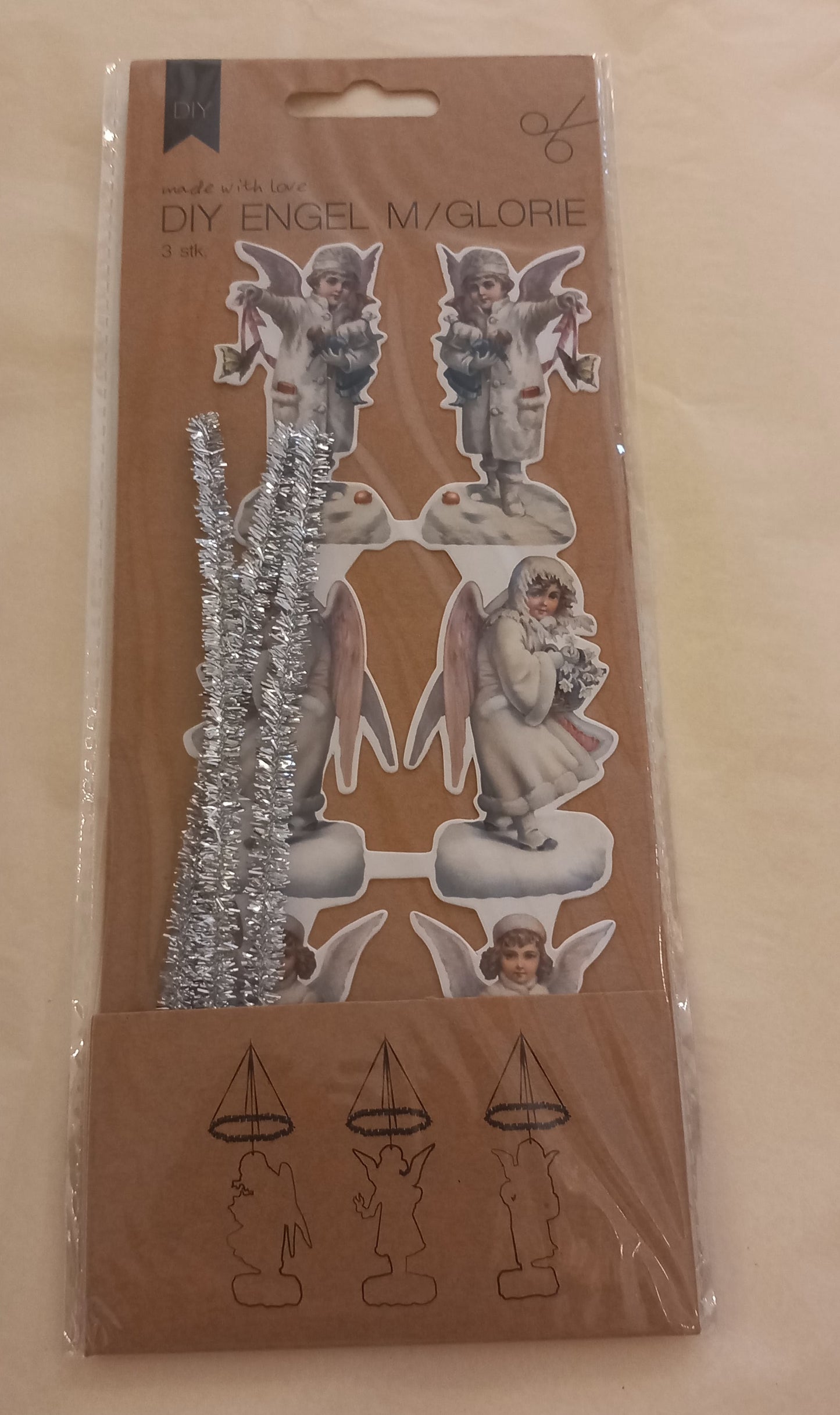 DIY engel med glorie