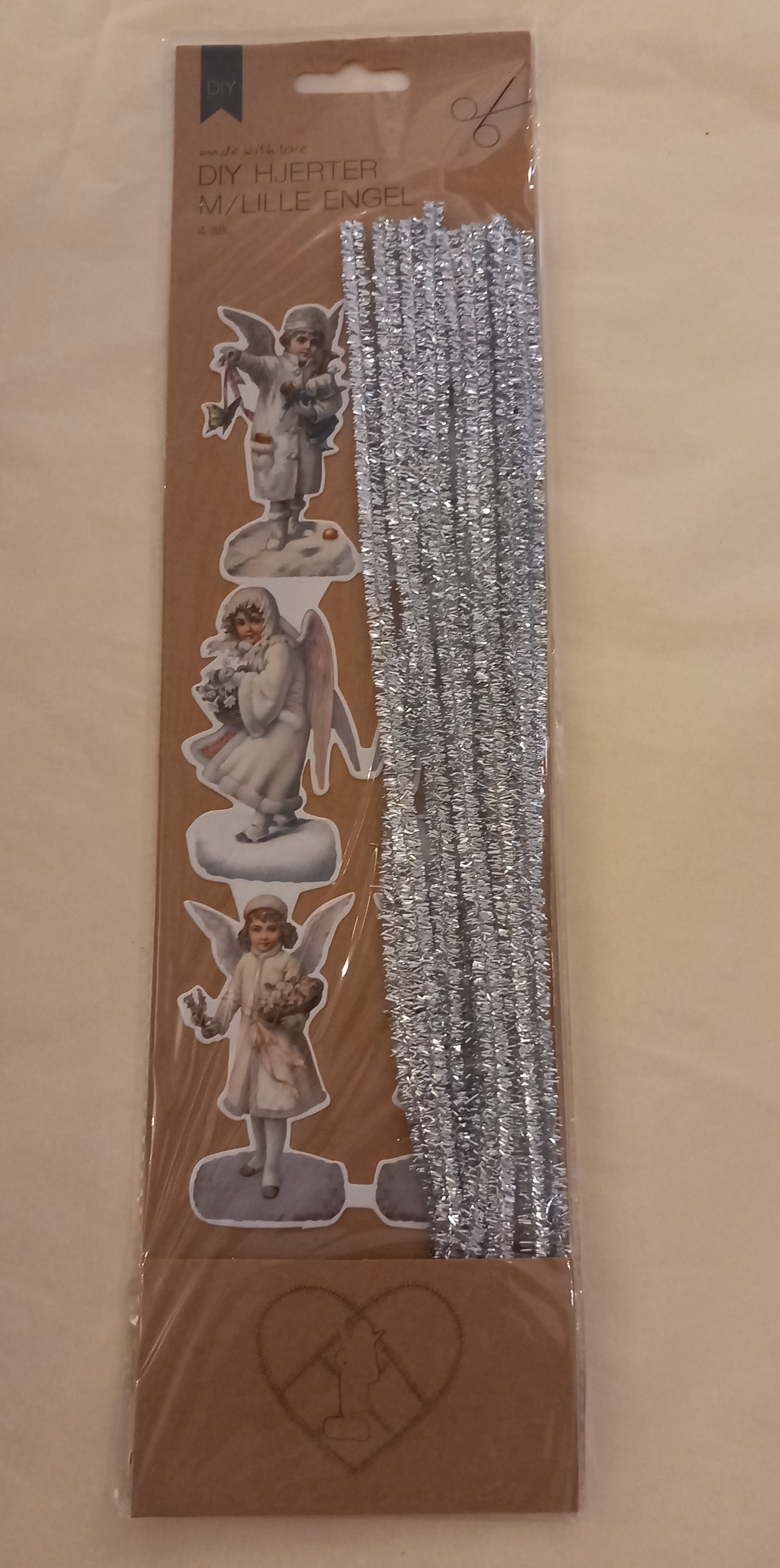 DIY engle med hjerte