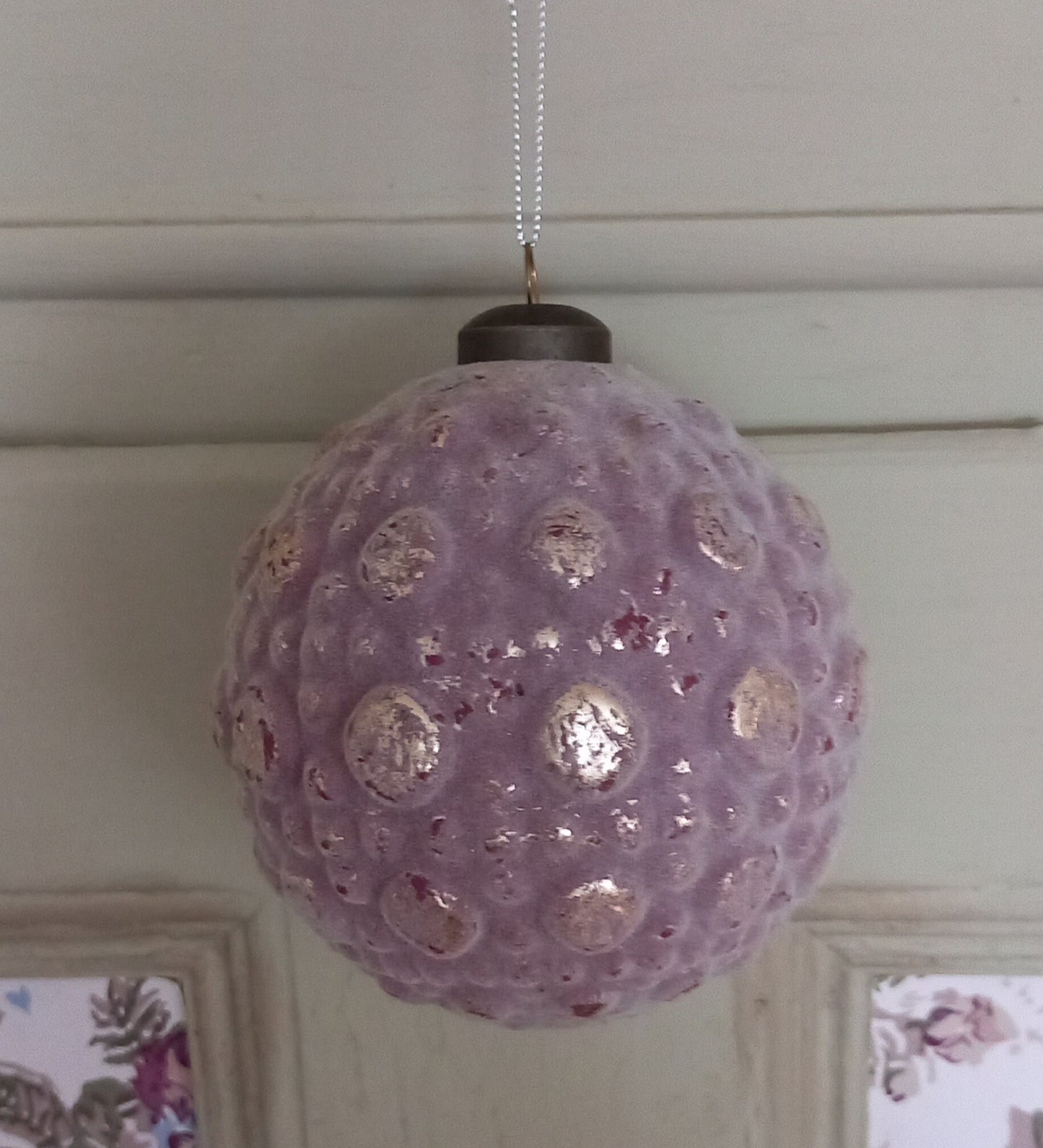 Julekugle, rosa