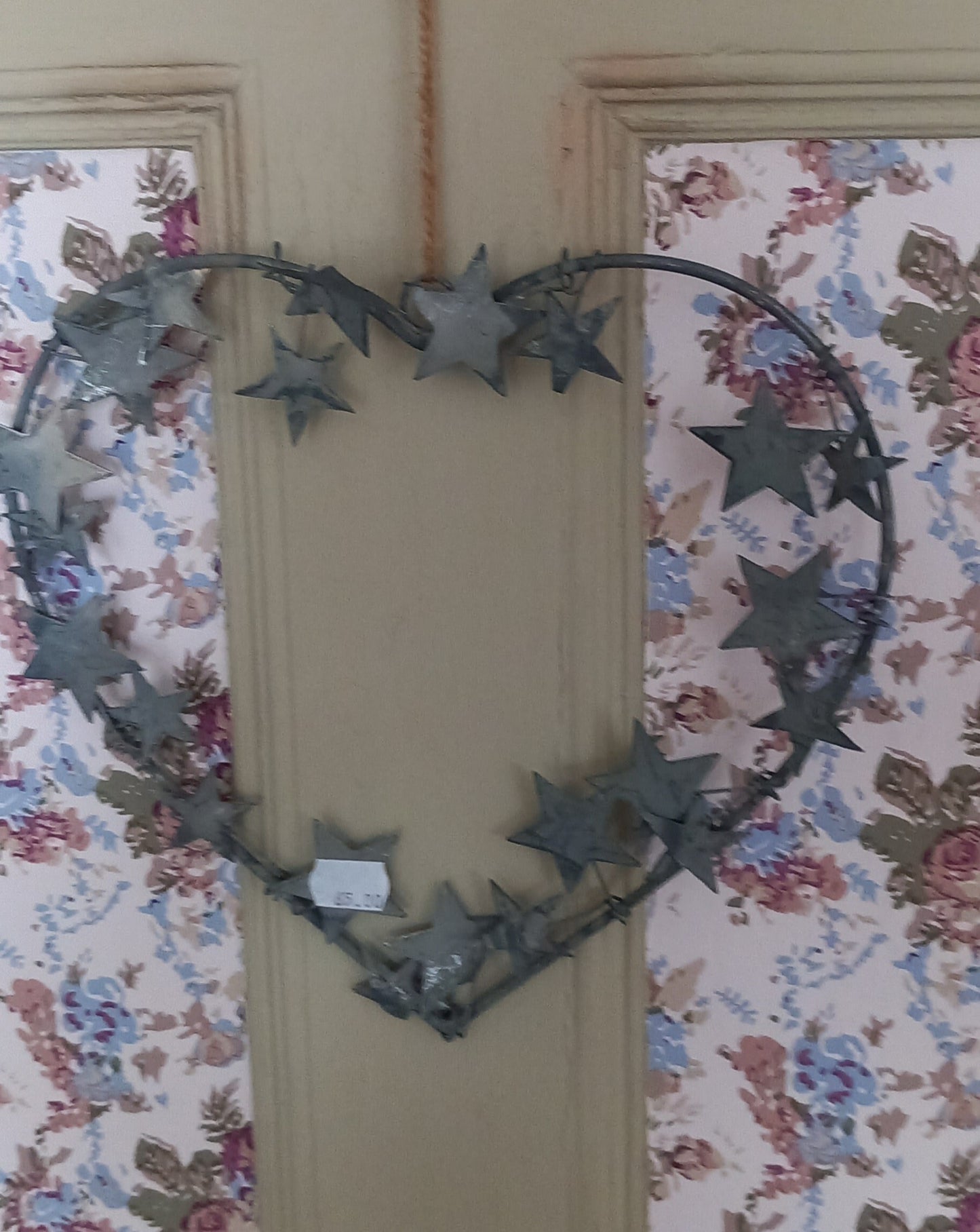 Krans, hjerte, metal