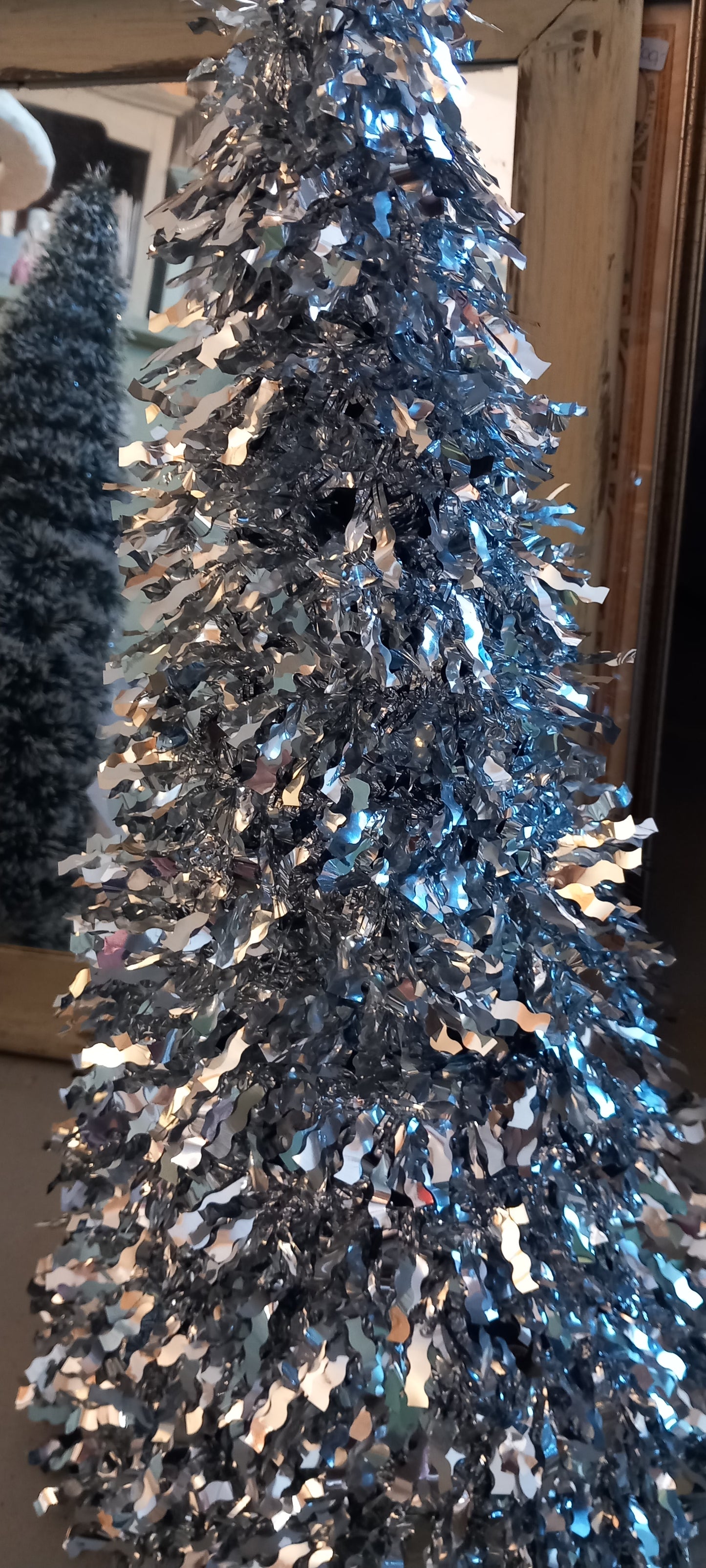 Juletræ, sølv, 50 cm