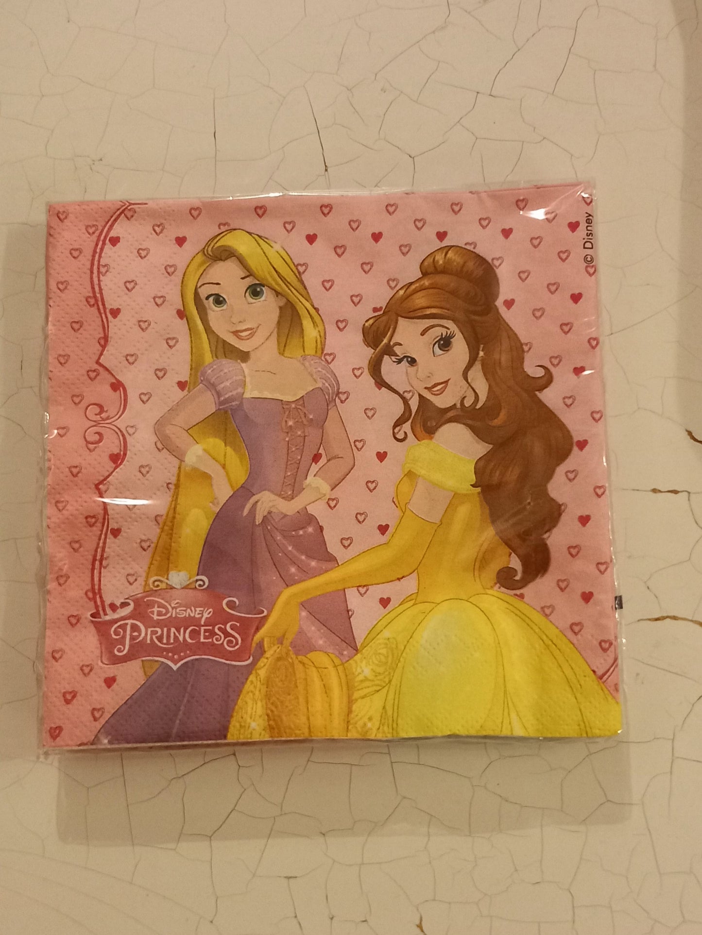 Prinsesse servietter, 20 stk