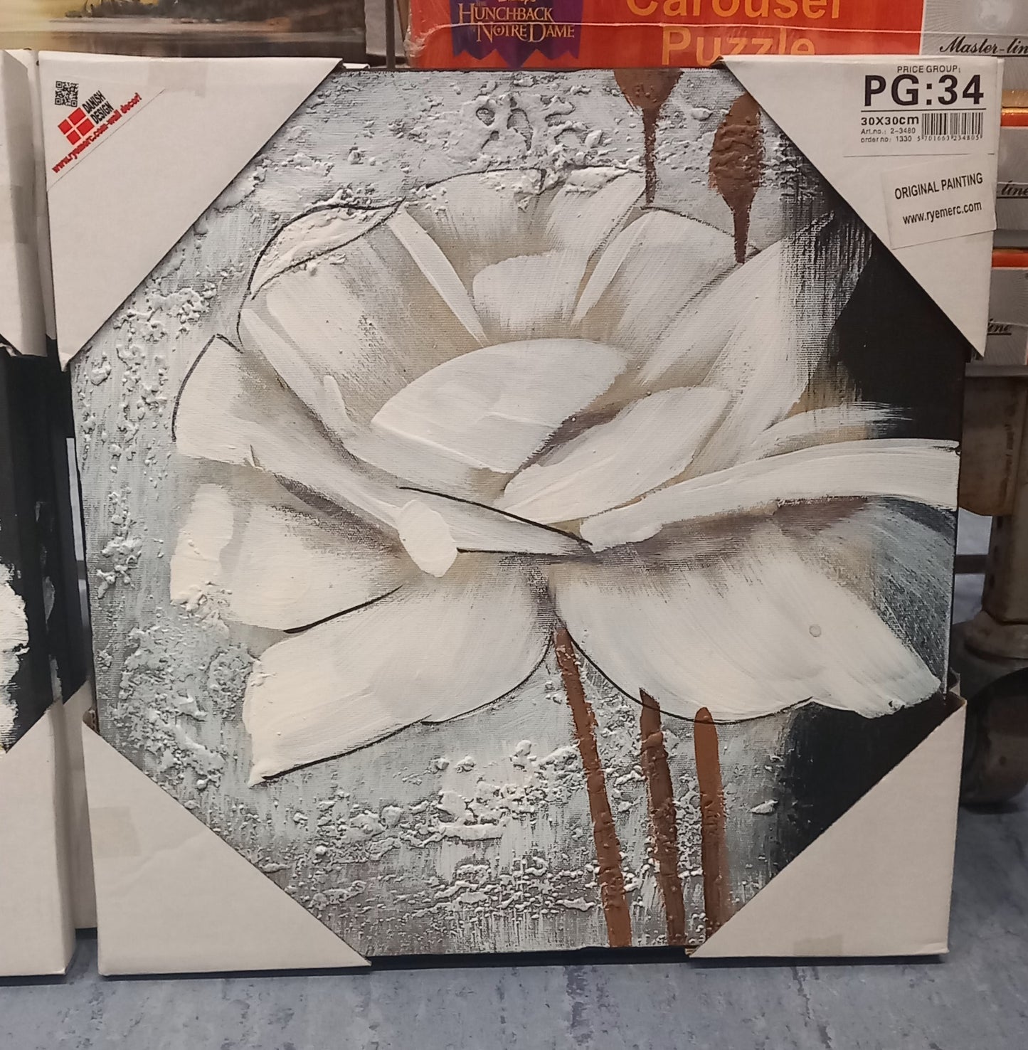 Maleri, blomst, 3