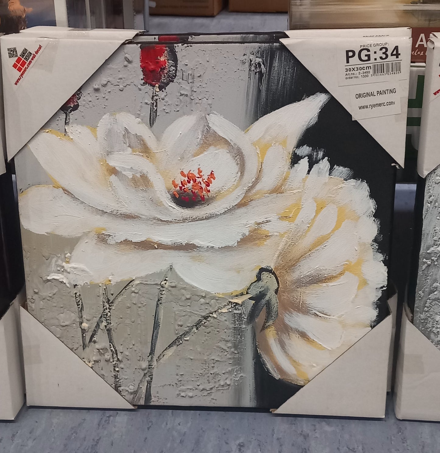 Maleri, blomst, 2