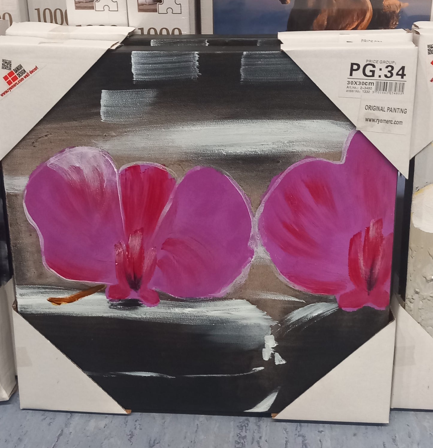 Maleri, blomst, 1