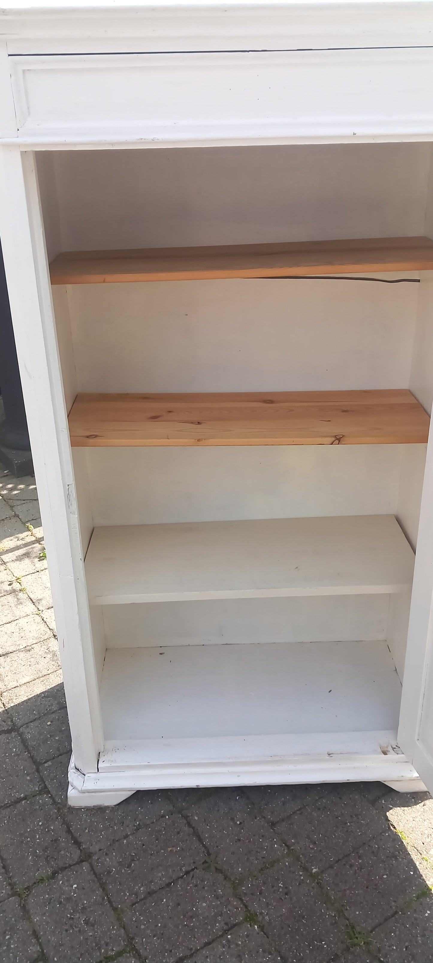 Karlekammerskab, hvidt, mindre