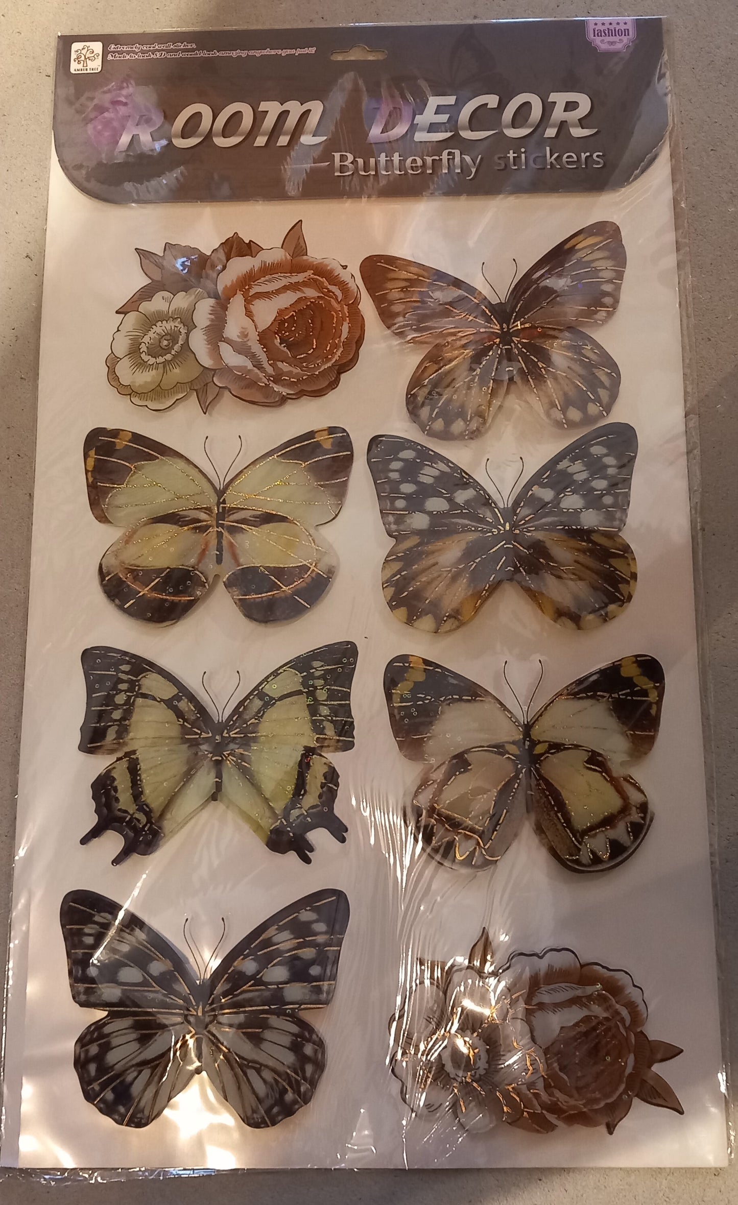 Room decor butterfly stickers-sort