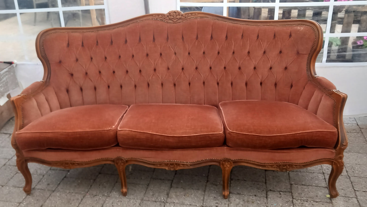 Rokokosofa, 3 personers