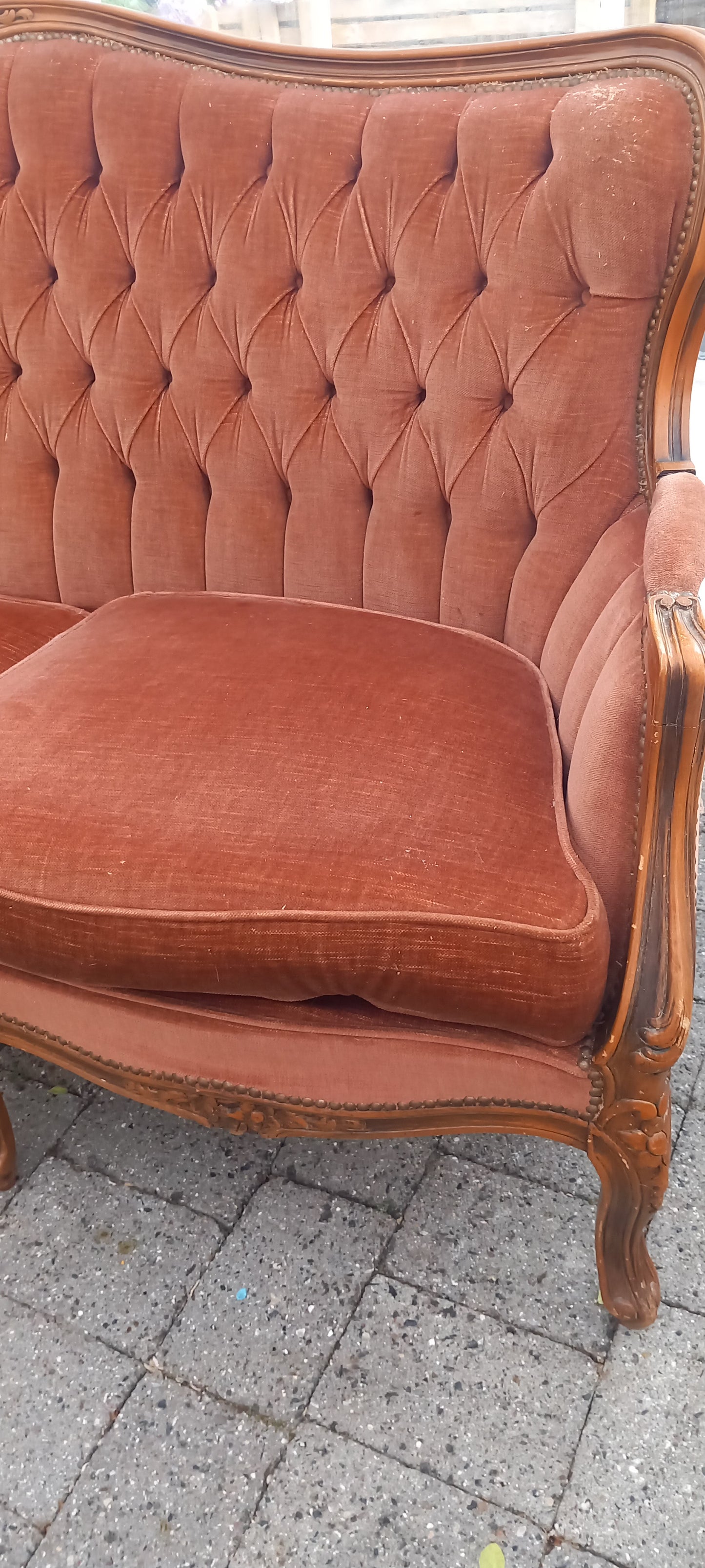 Rokokosofa, 3 personers