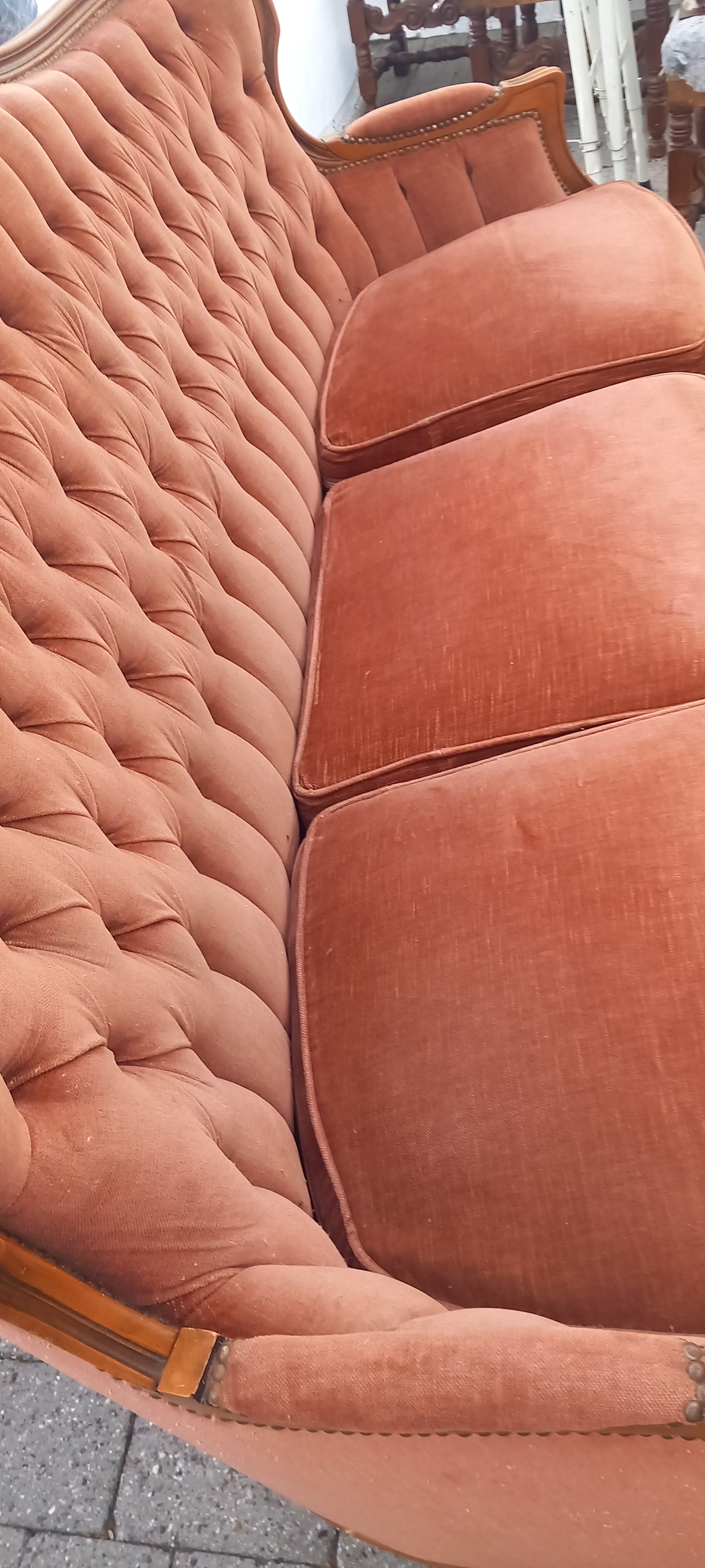 Rokokosofa, 3 personers