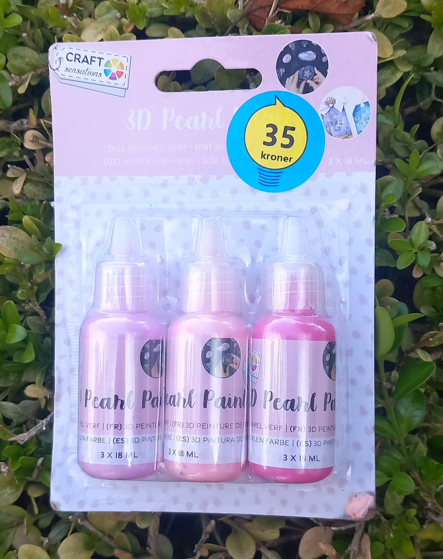 3D pearl paint, flere farver