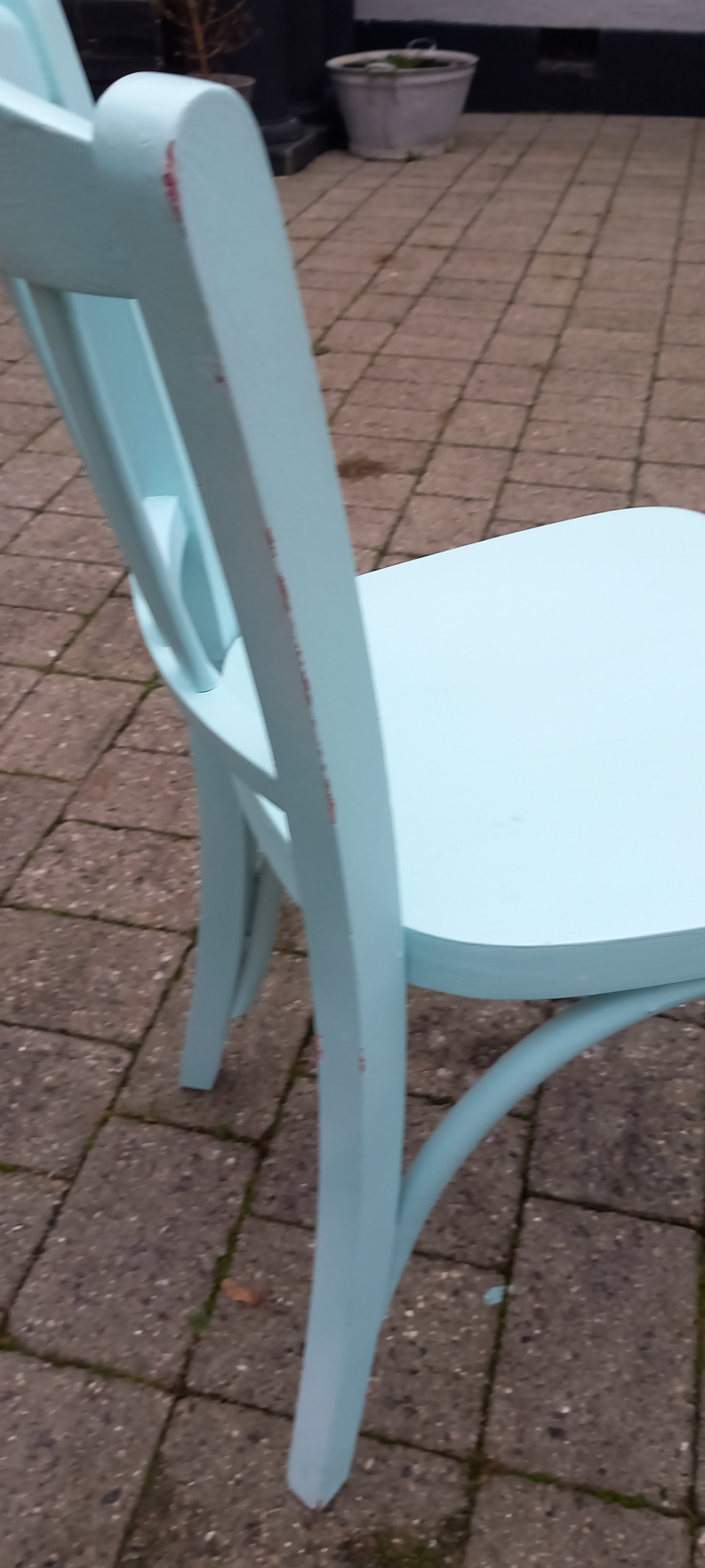 Café stol, mint grøn