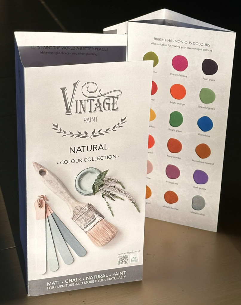 Digitalt tryk Farvekort Vintage Paint 69 farver