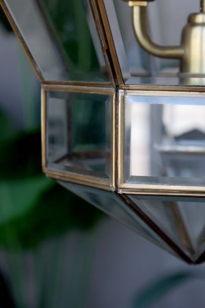 Lysekrone, antique messing