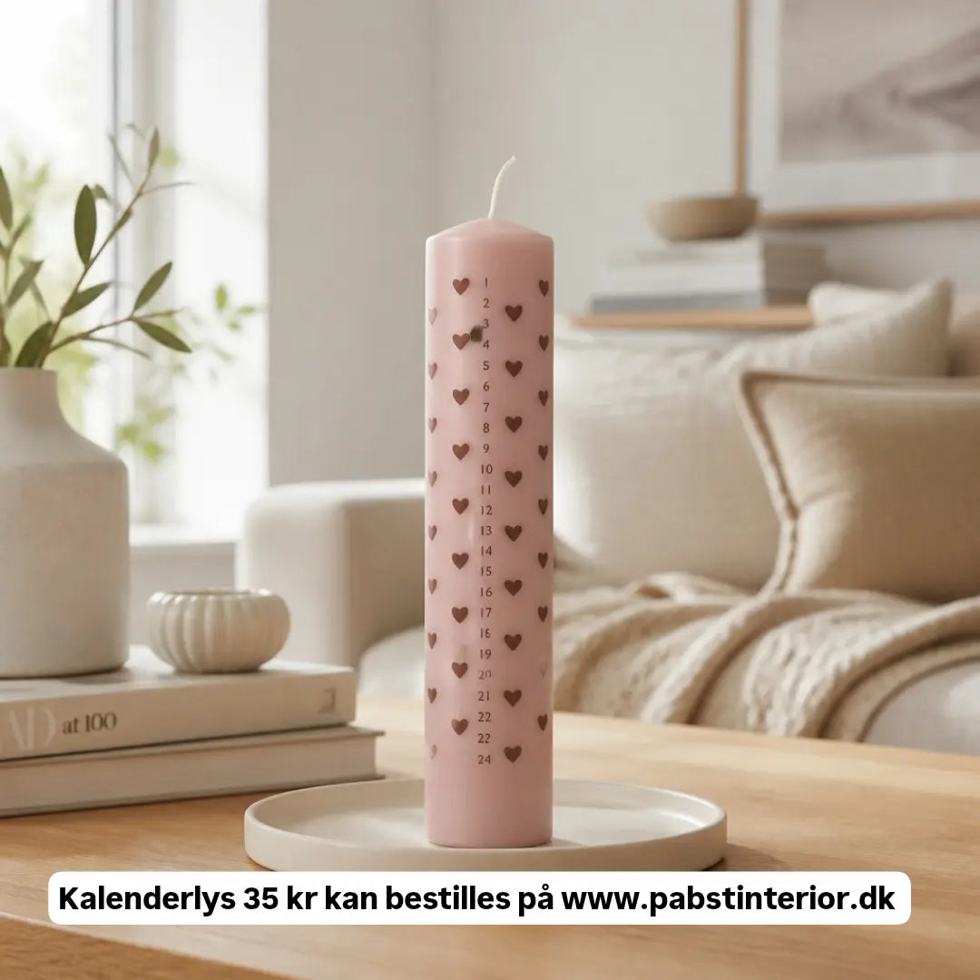 Kalenderlys, lyserød