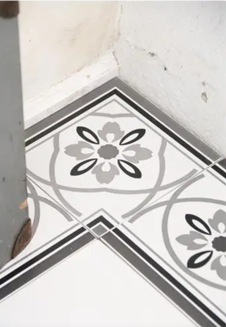 Klinke med mønster. 10 stk