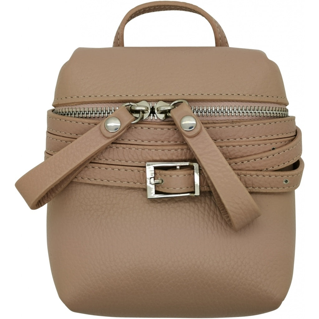 Skulder/bæltetaske, nude