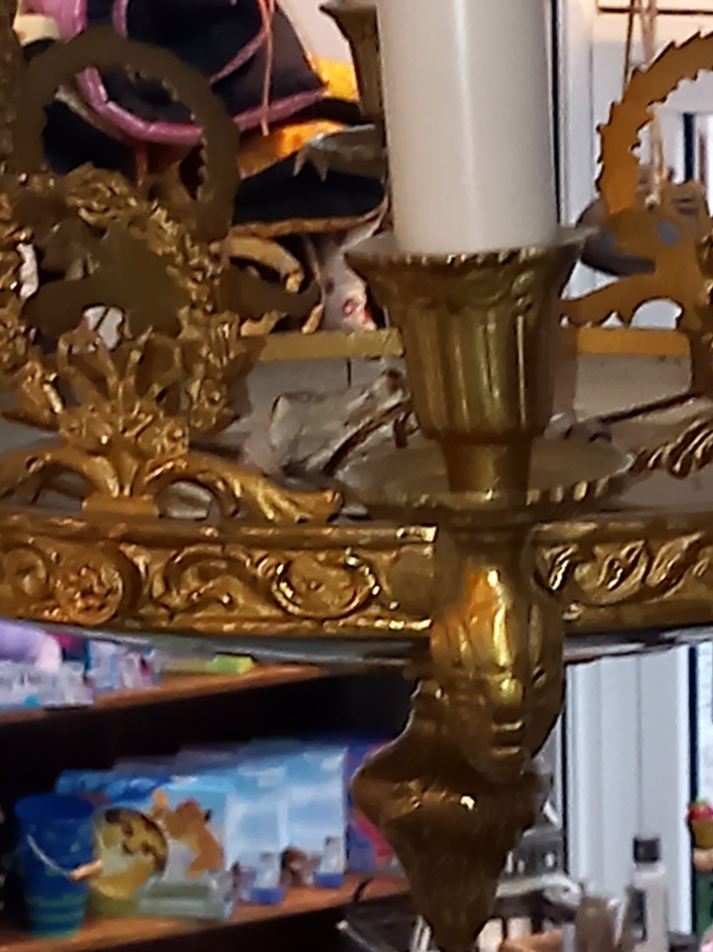 Empire lysekrone med dronninge krone