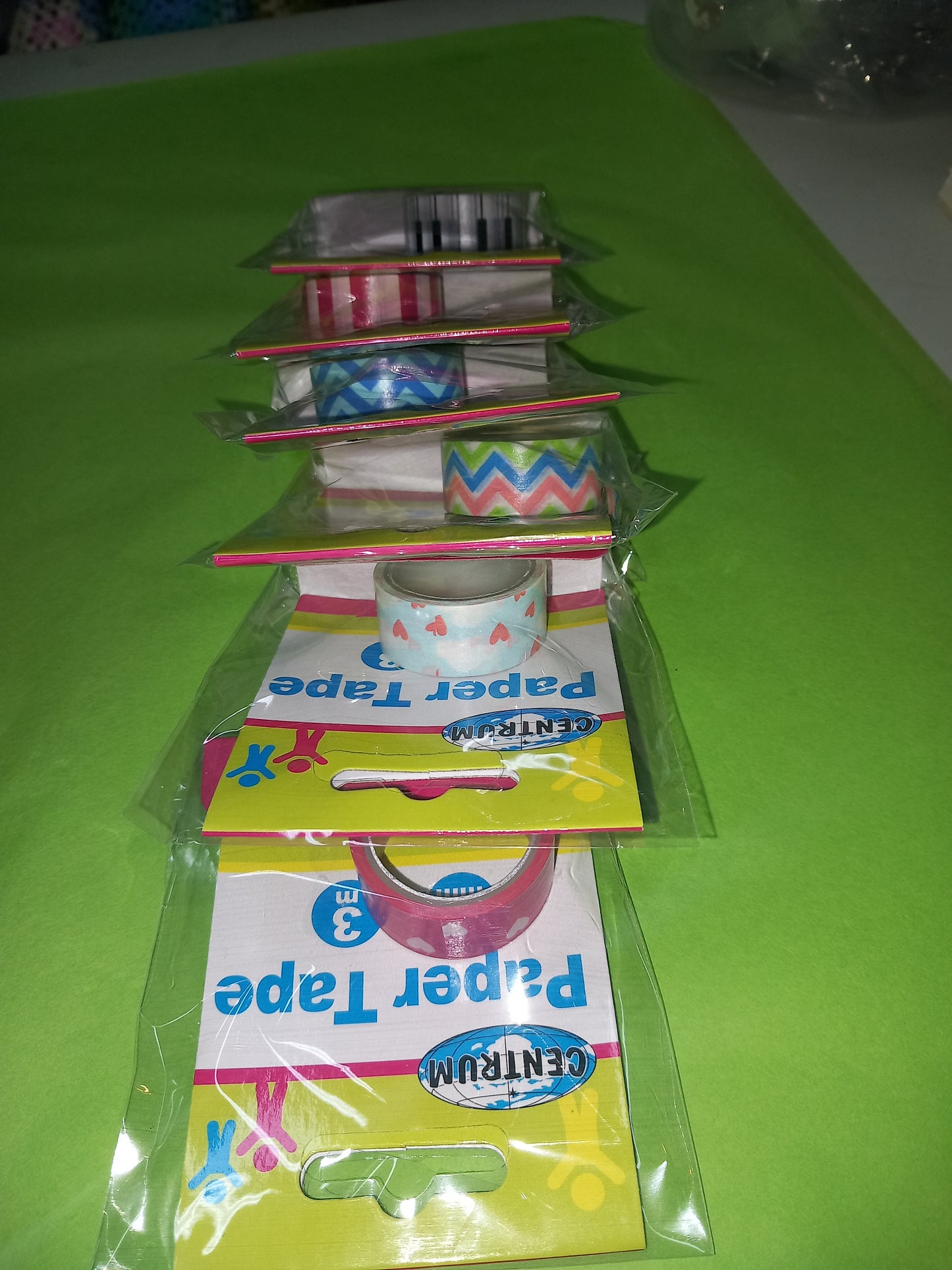 Papir tape, 3 pk ass.