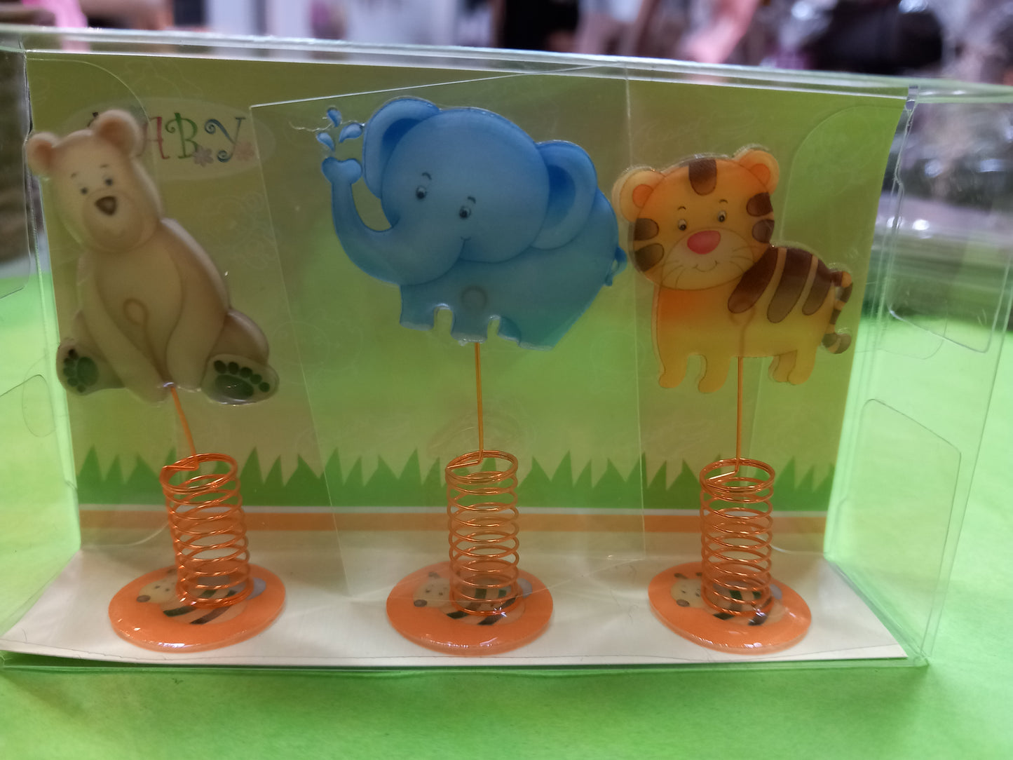 Figur med spiral til blyanter, flere slags