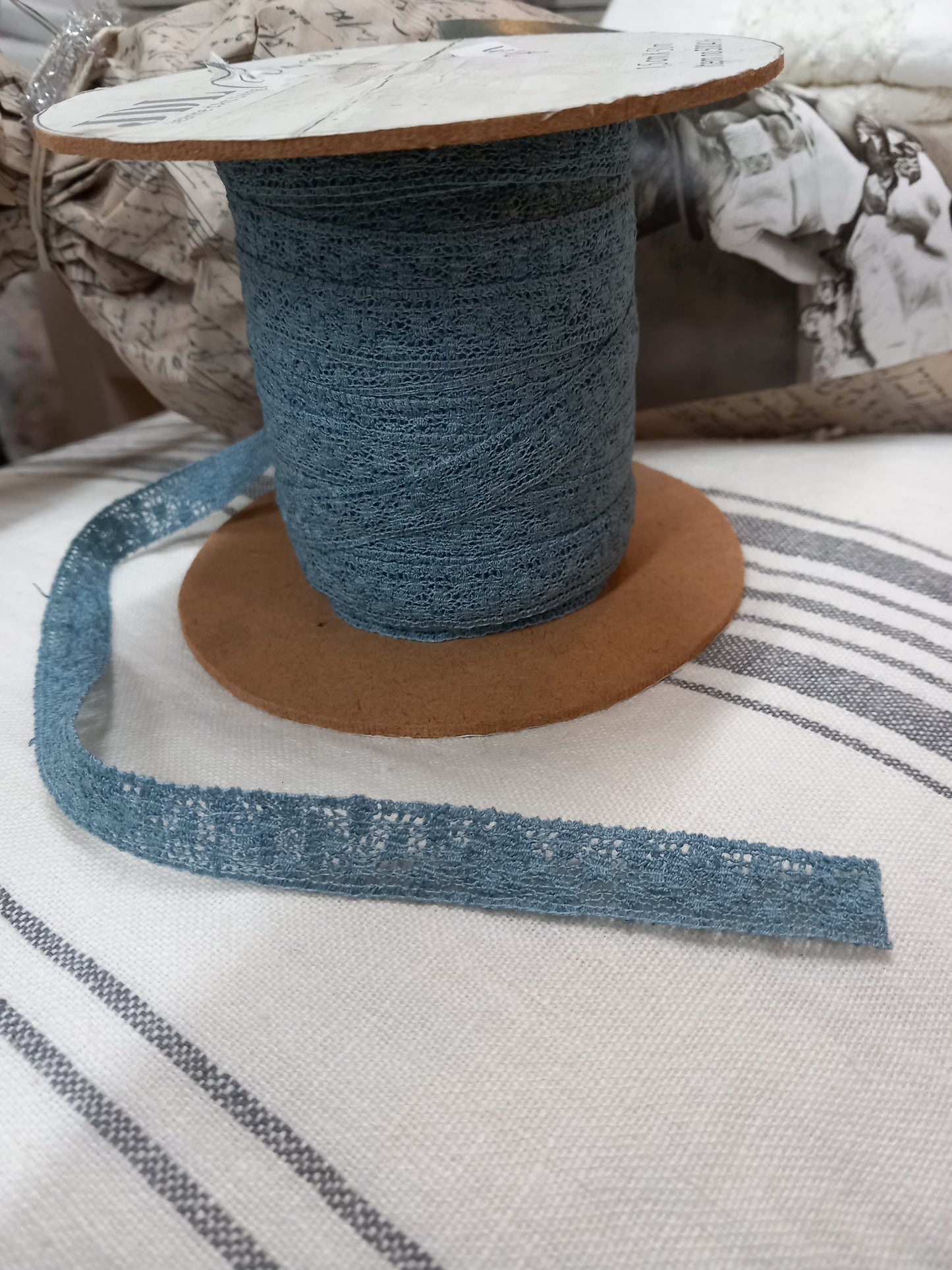 Blonde, 1,5 cm bred, blå