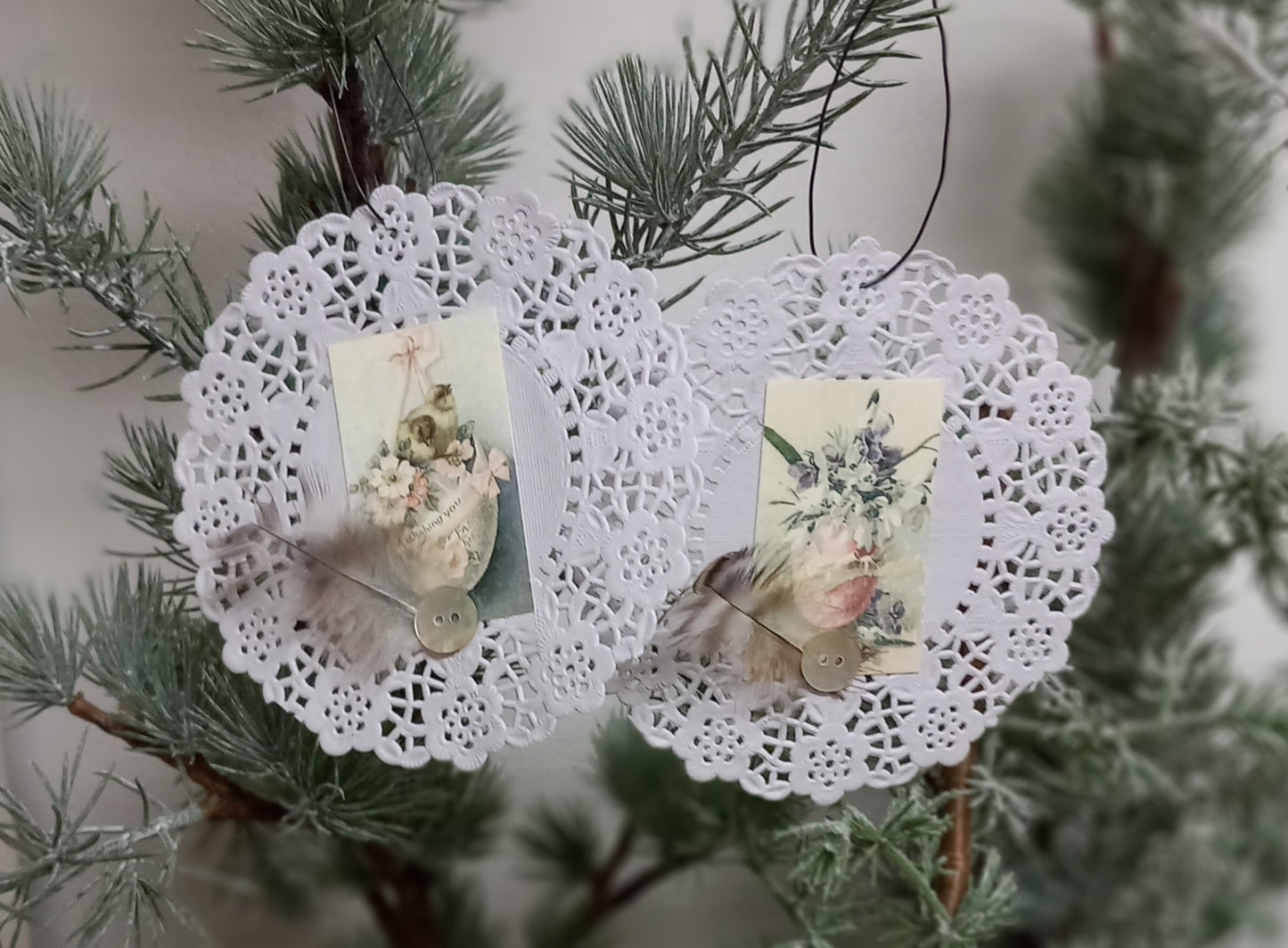 Krea-pakke: 3/6 stk påskeophæng