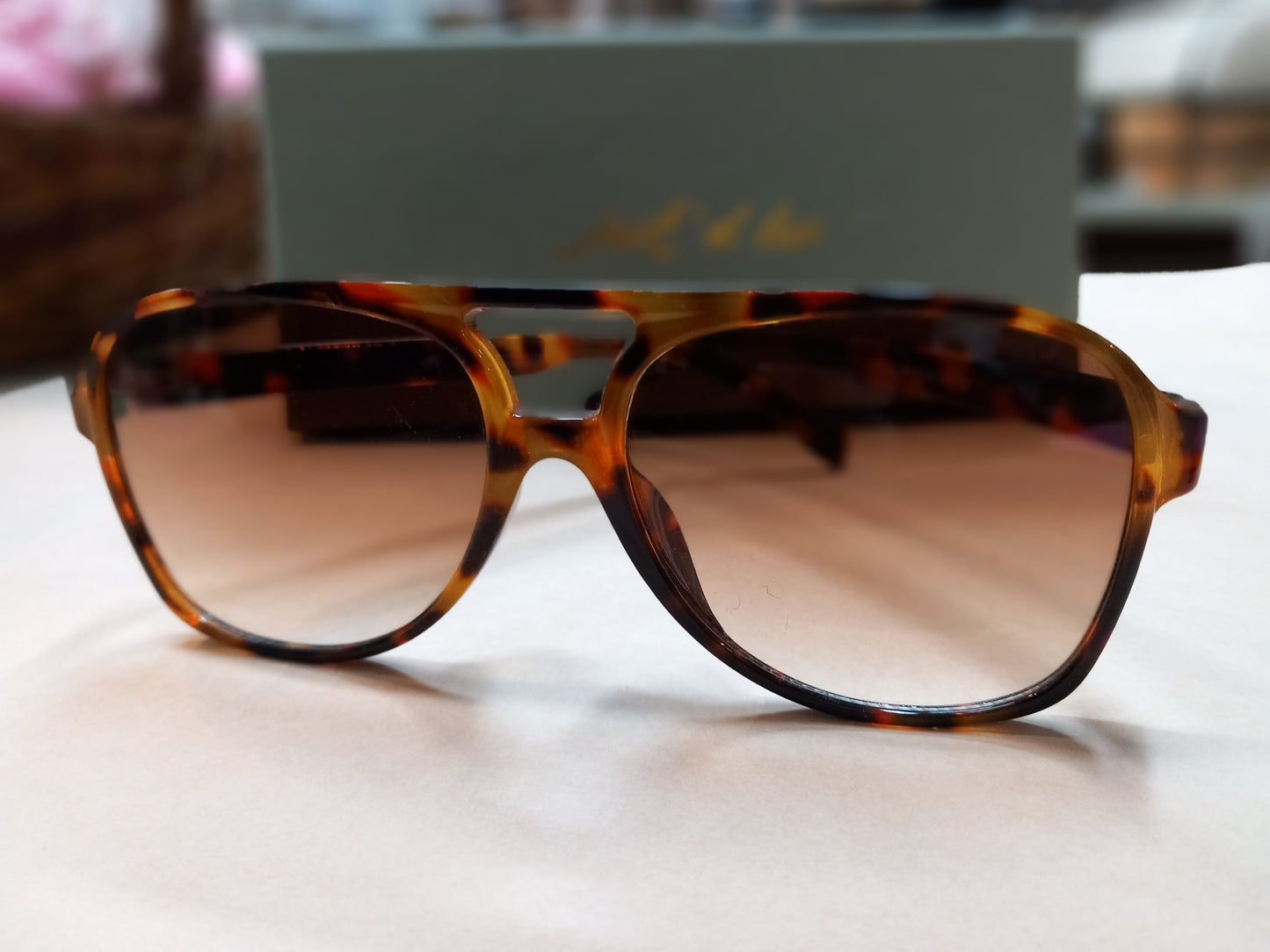 Solbrille, leopard stænger