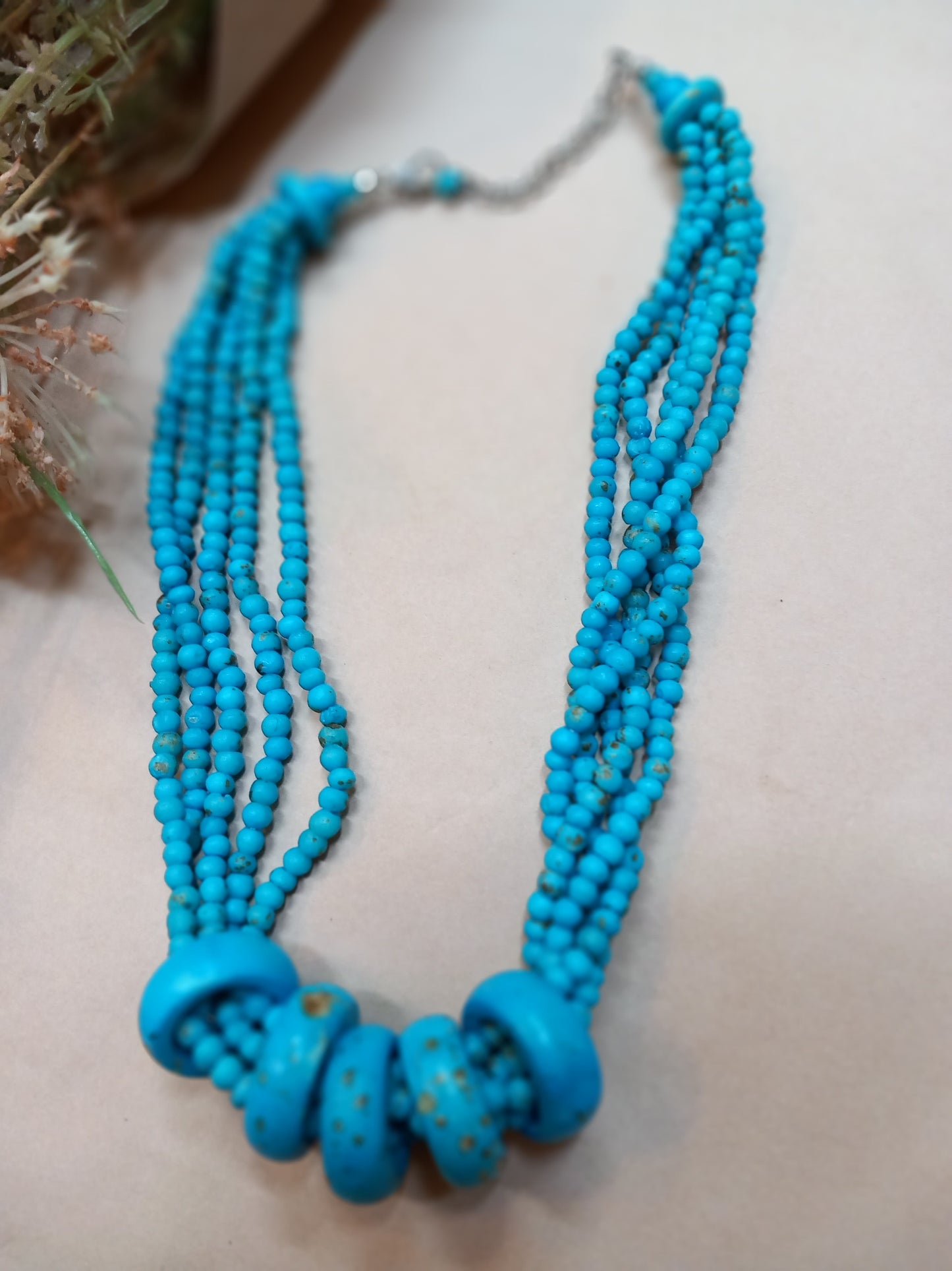 Halskæde, turkis