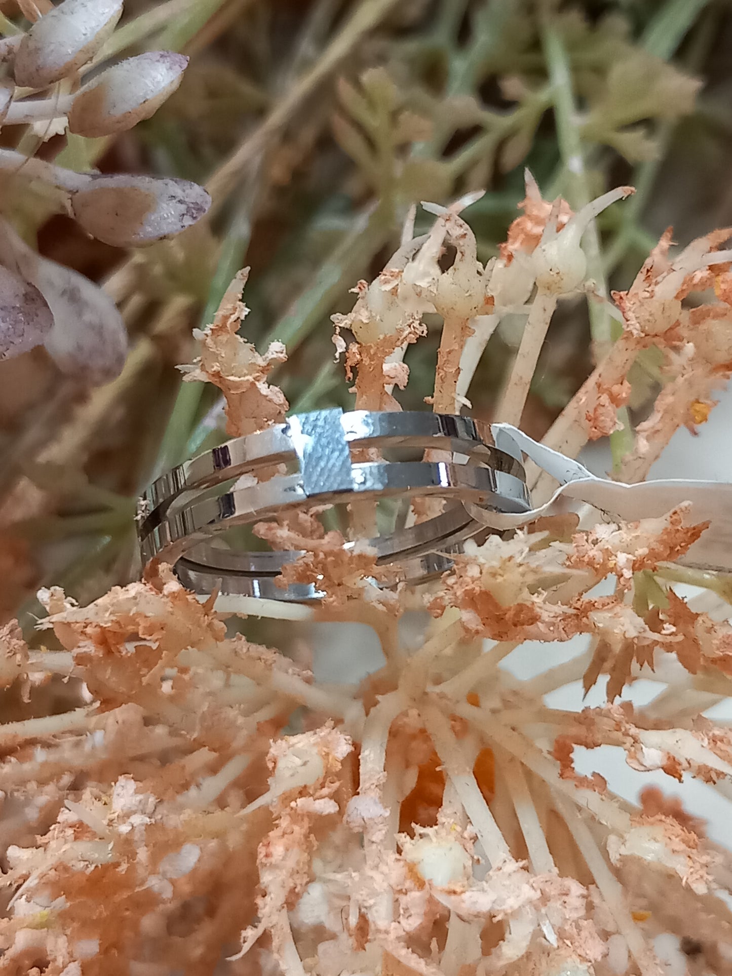 Ring, dobbelt sølv
