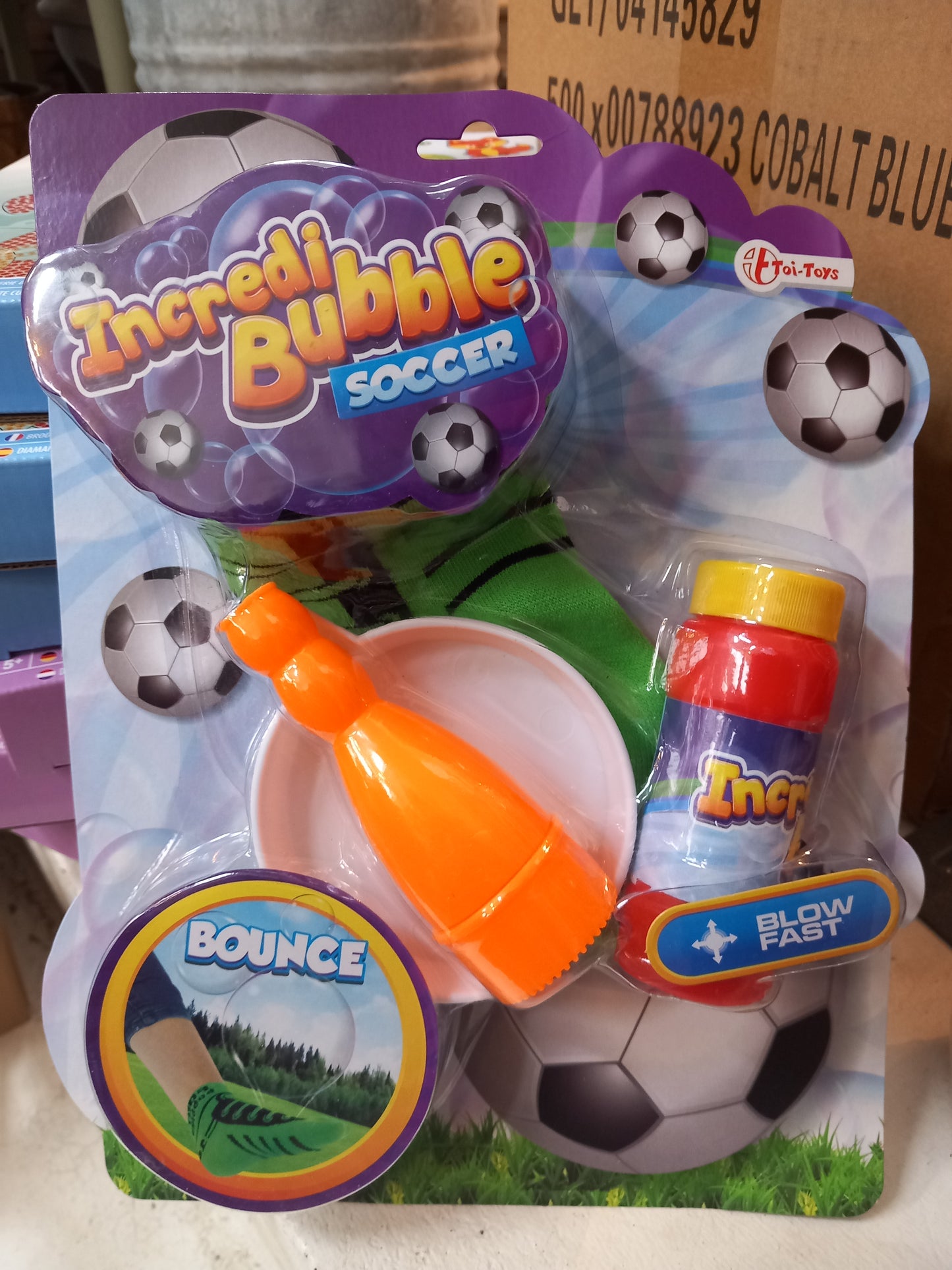 Sæbeboble- sæt, fodbold