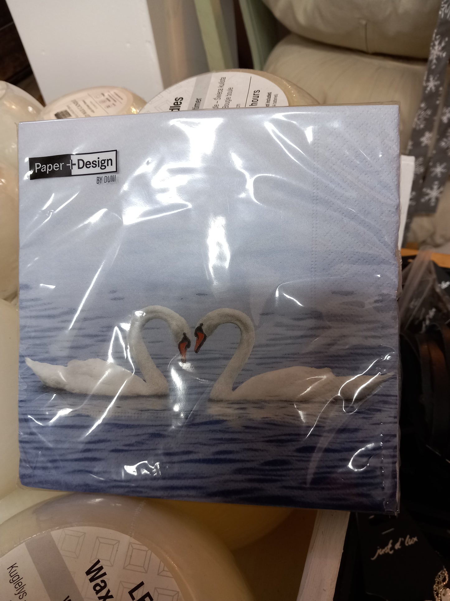 Servietter, svaner, 20 stk