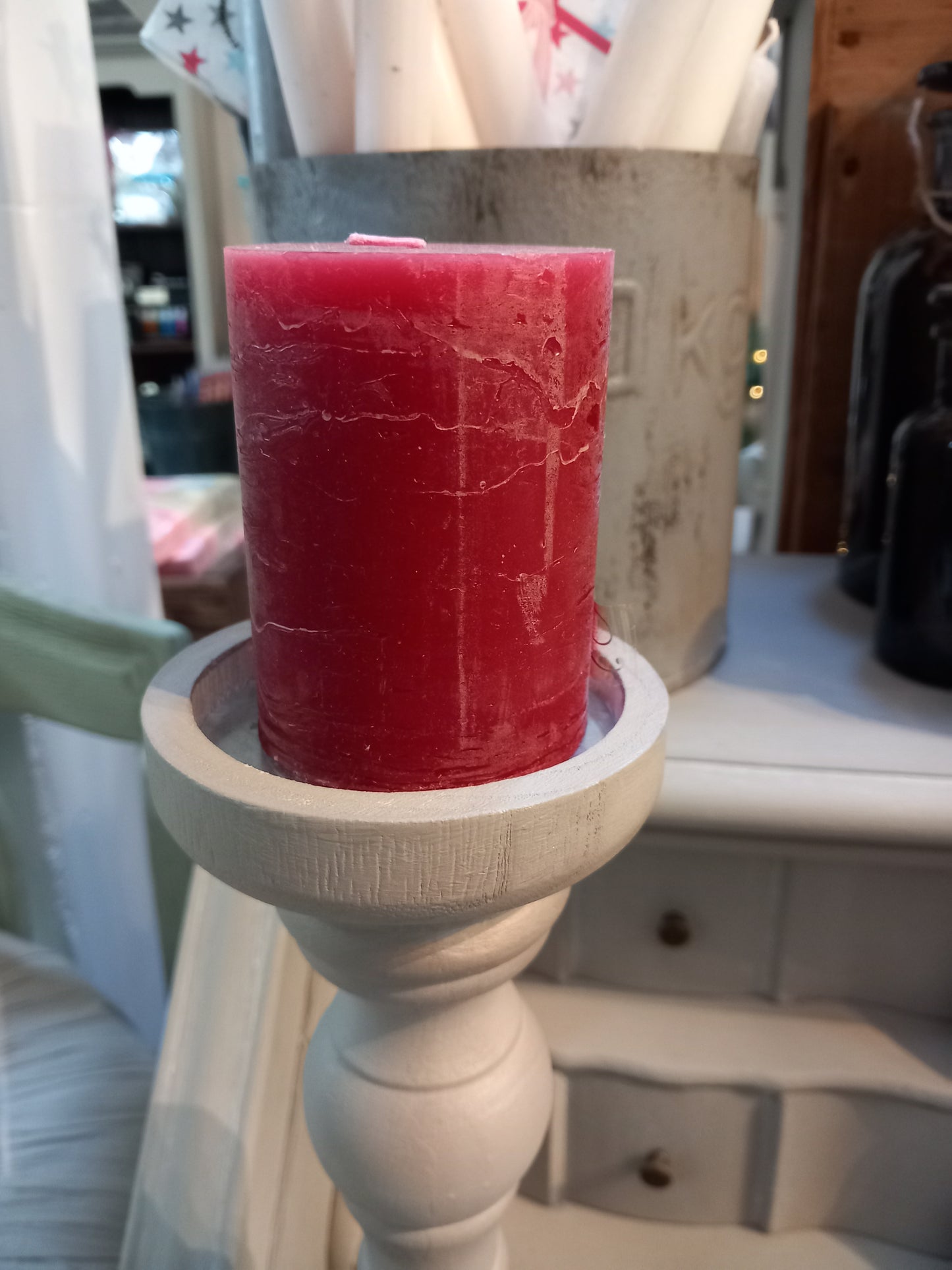 Bloklys, light burgundy, 8x6 cm