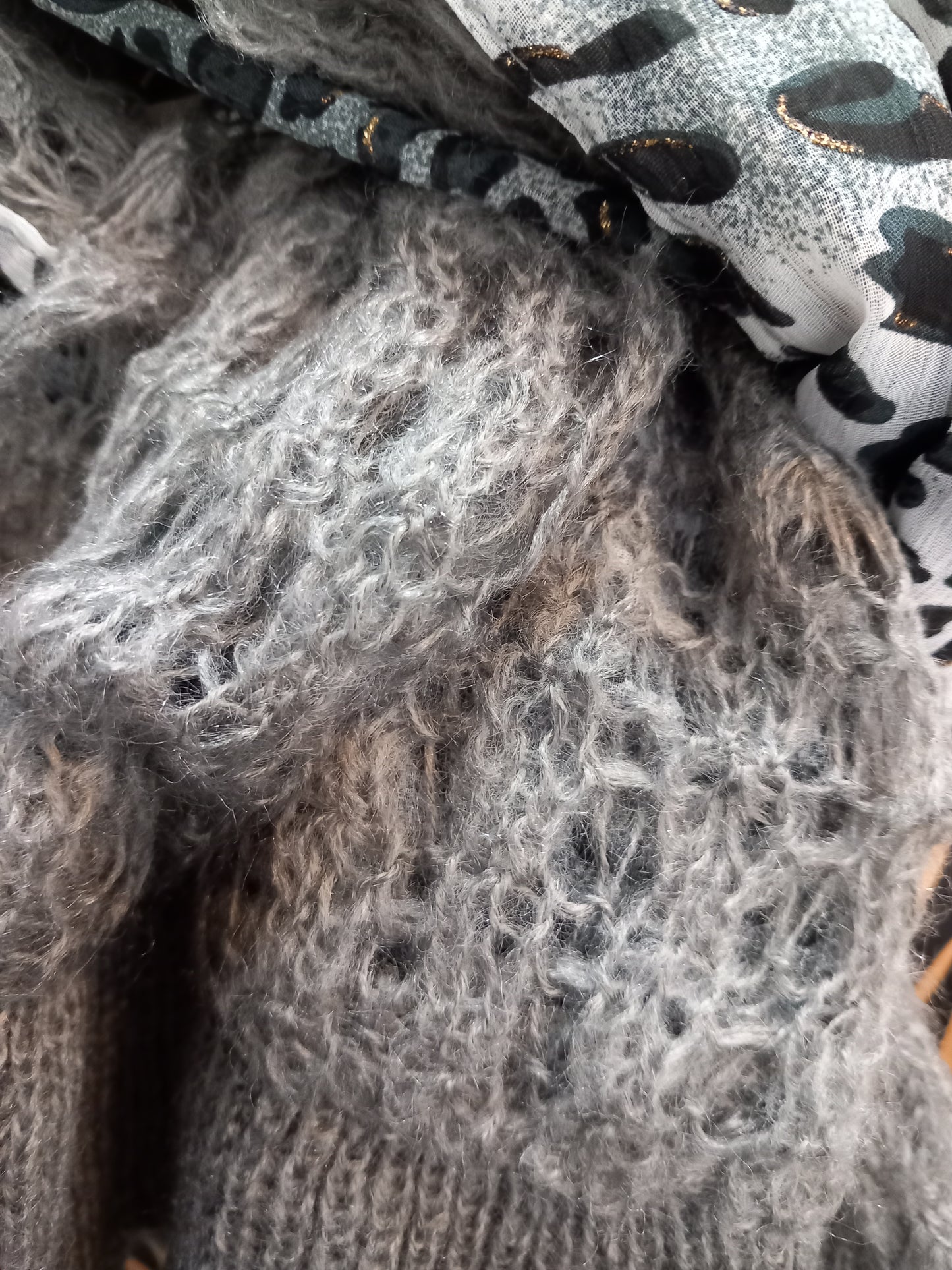 Leo tørklæde, grå