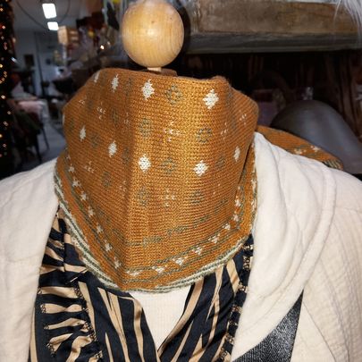 Tørklæde/halsklud, karry