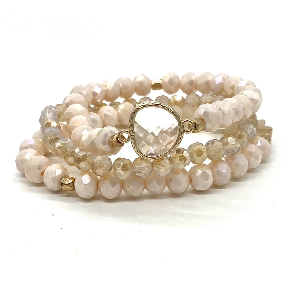 Armbåndssæt, creme