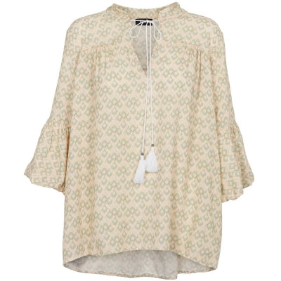 Skjortebluse med snore