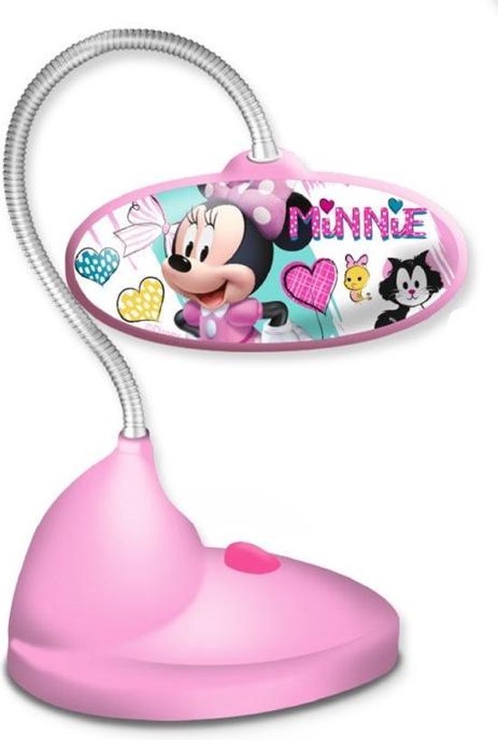 LED bord lampe med minnie mouse
