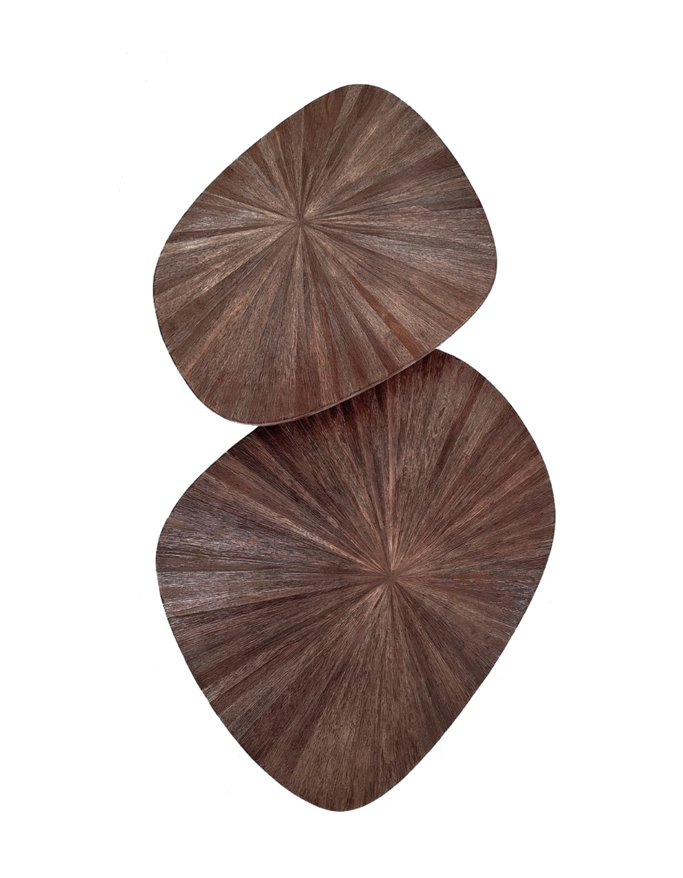 Sæt af 2 Borde af Genanvendt Teaktræ