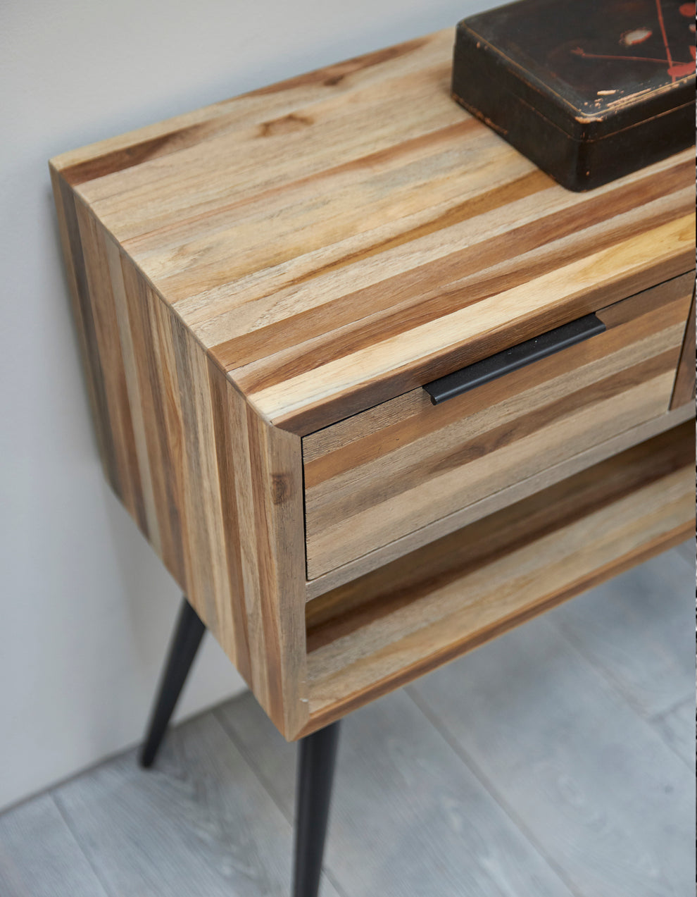 Konsolbord med Skuffer af Genanvendt teaktræ